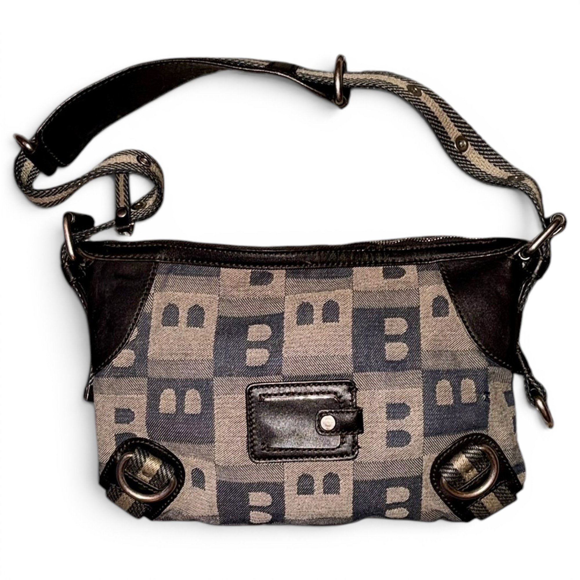 Patent leather handbag