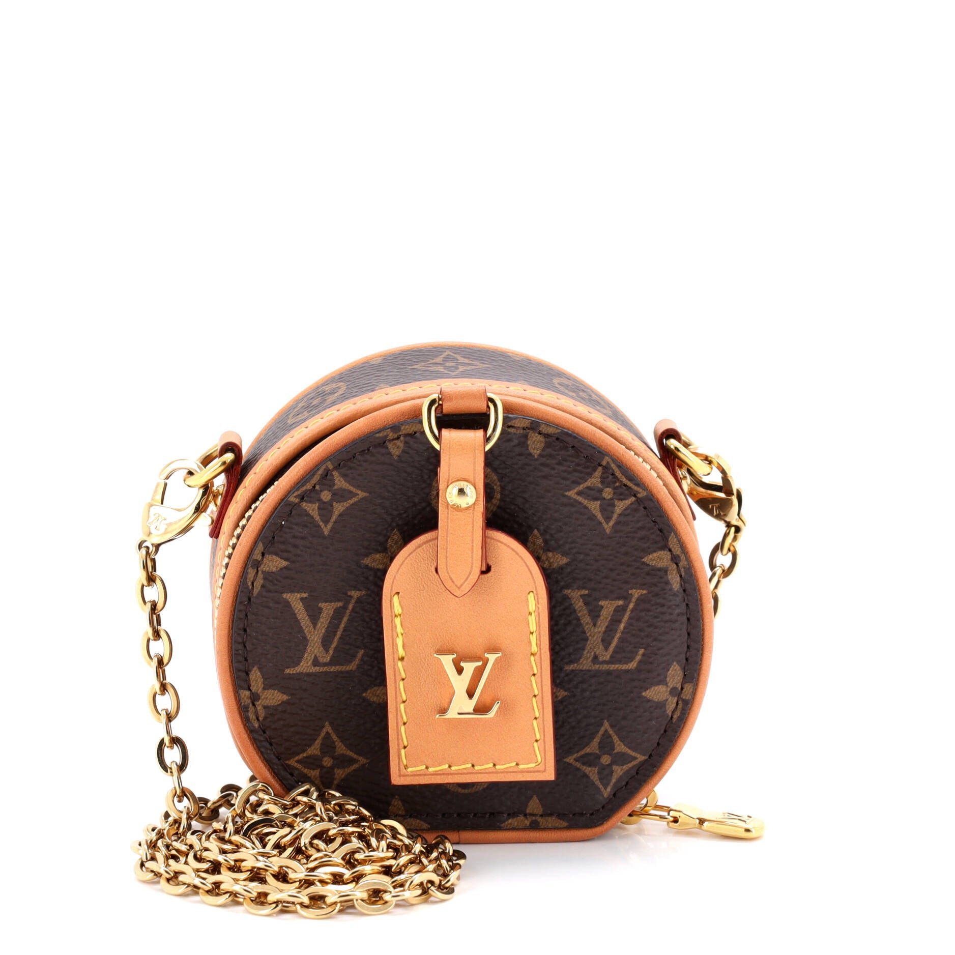 Louis Vuitton Boite Chapeau Necklace Bag Monogram Canvas