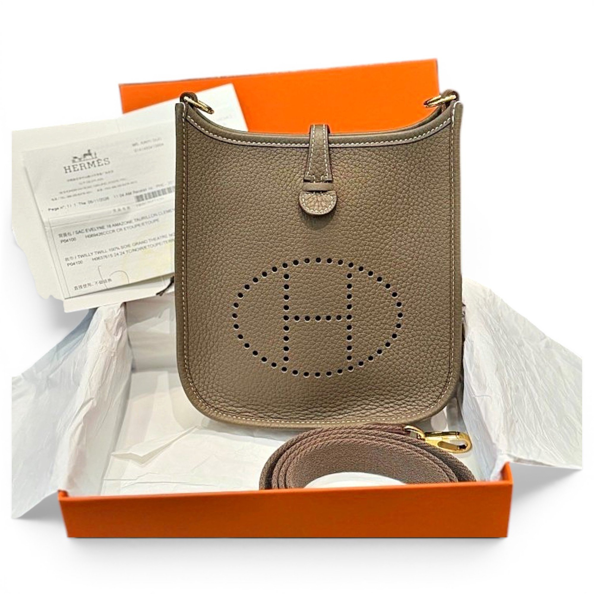 Mini Evelyne leather crossbody bag