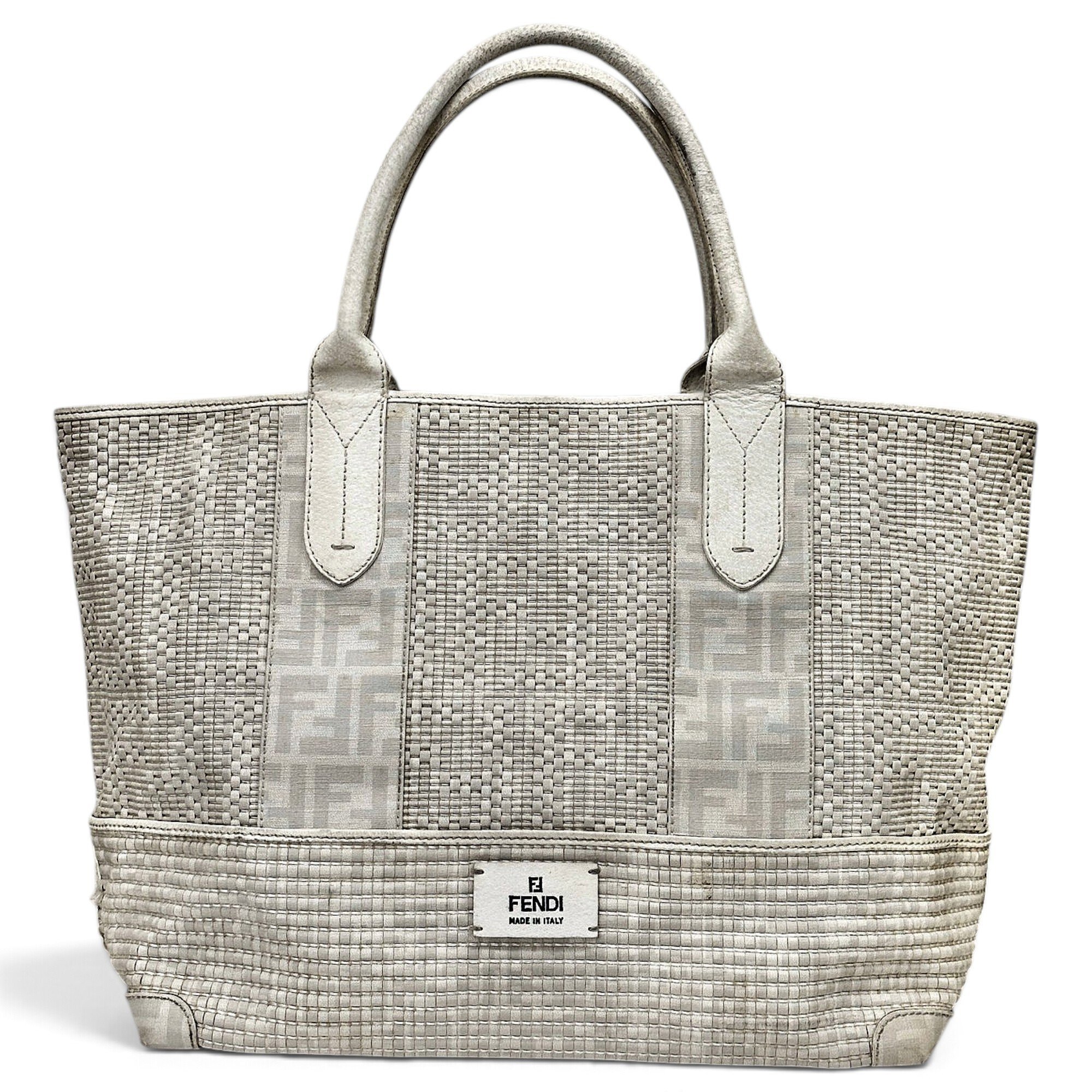 Leather tote