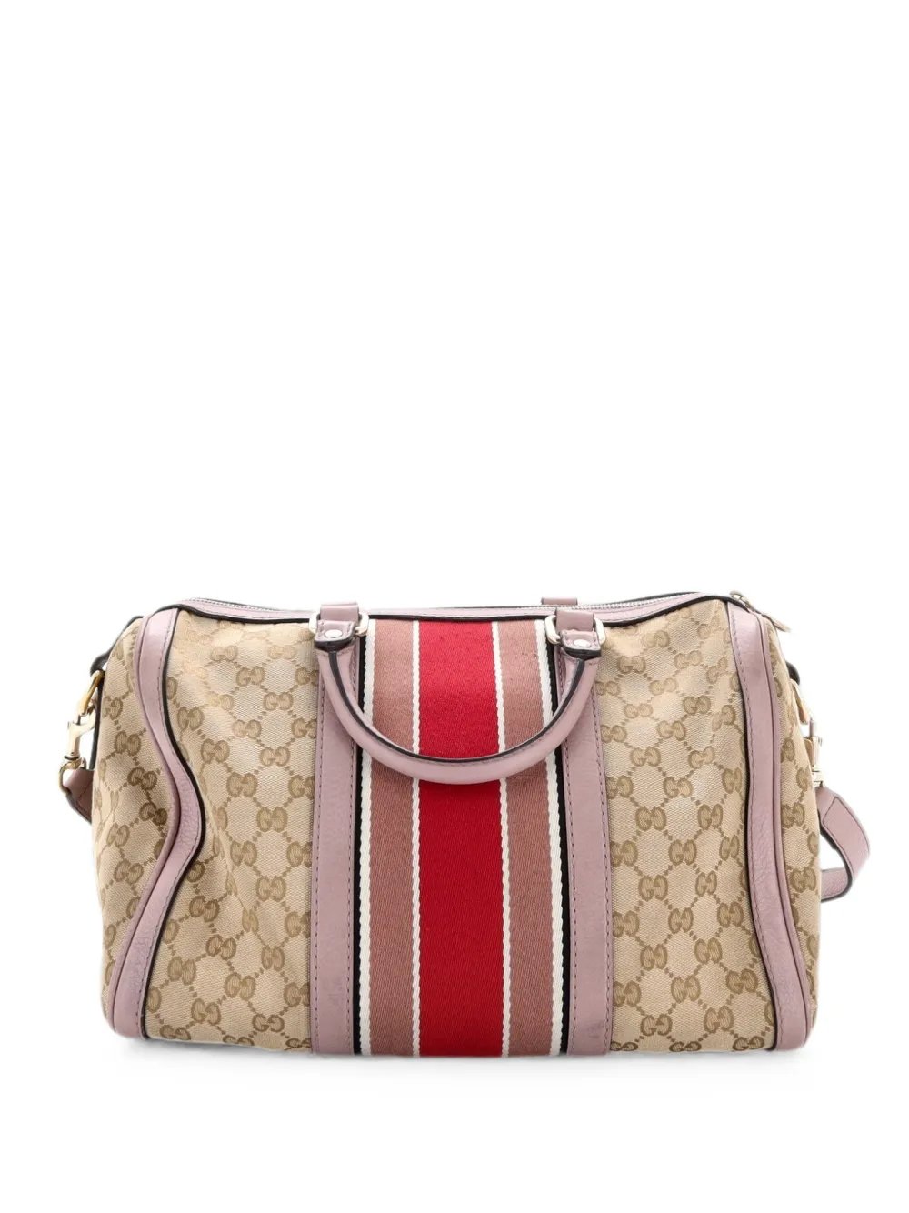 Vintage Web Boston Bag GG Canvas Medium satchel