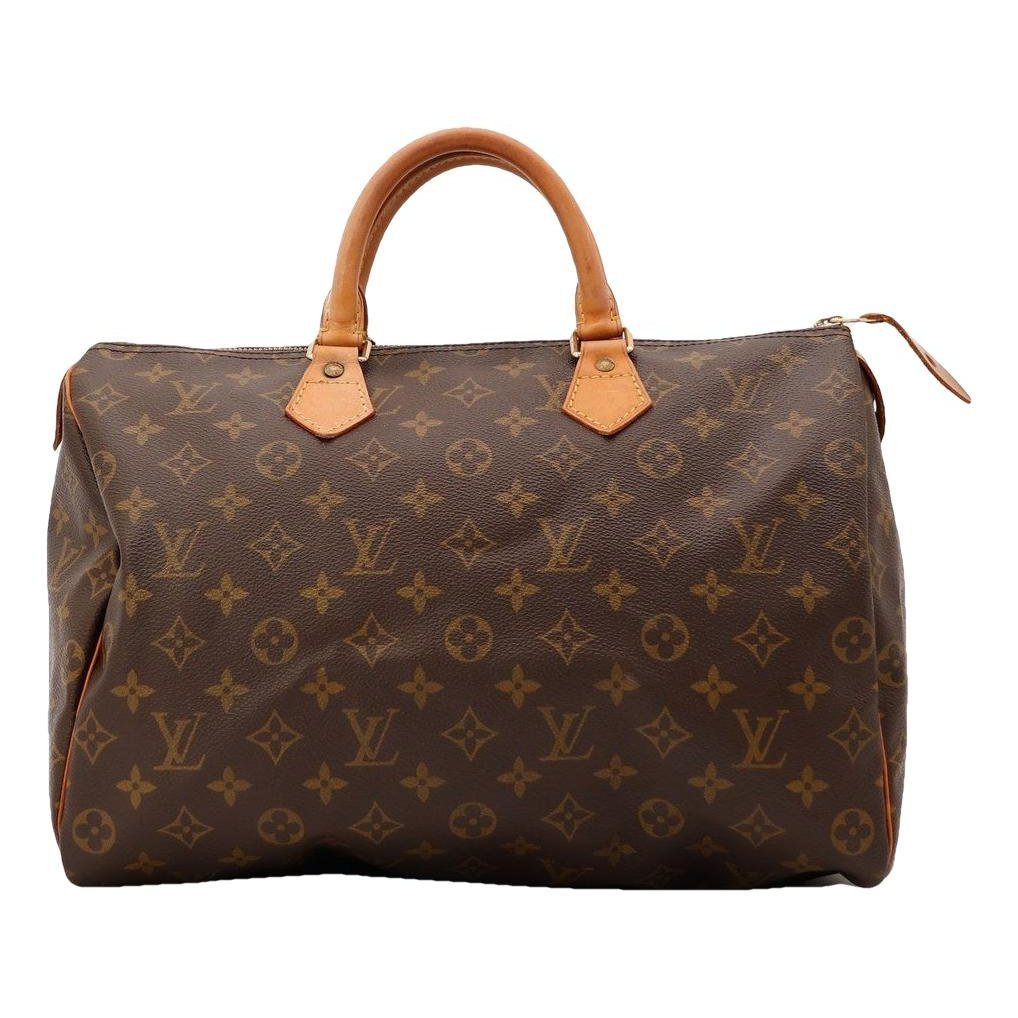 Speedy leather handbag