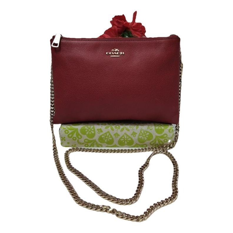 Leather crossbody bag