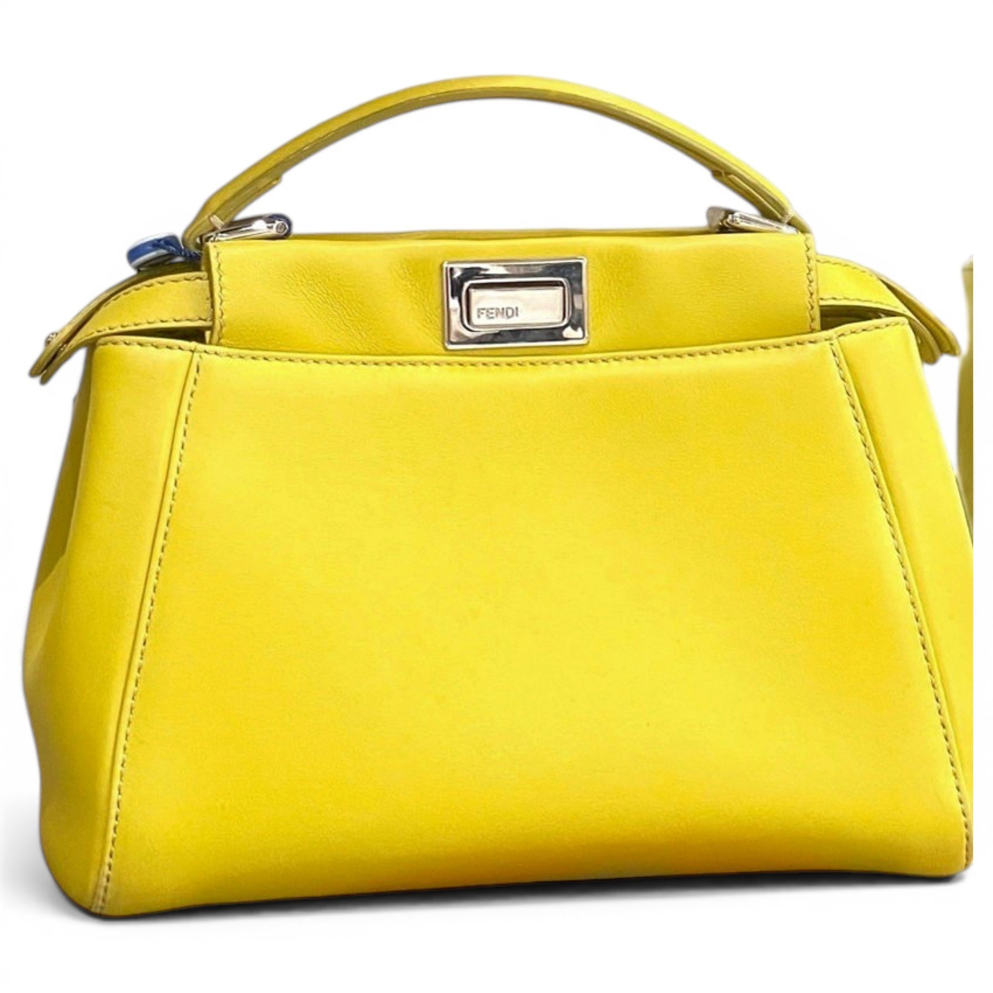 Peekaboo leather handbag