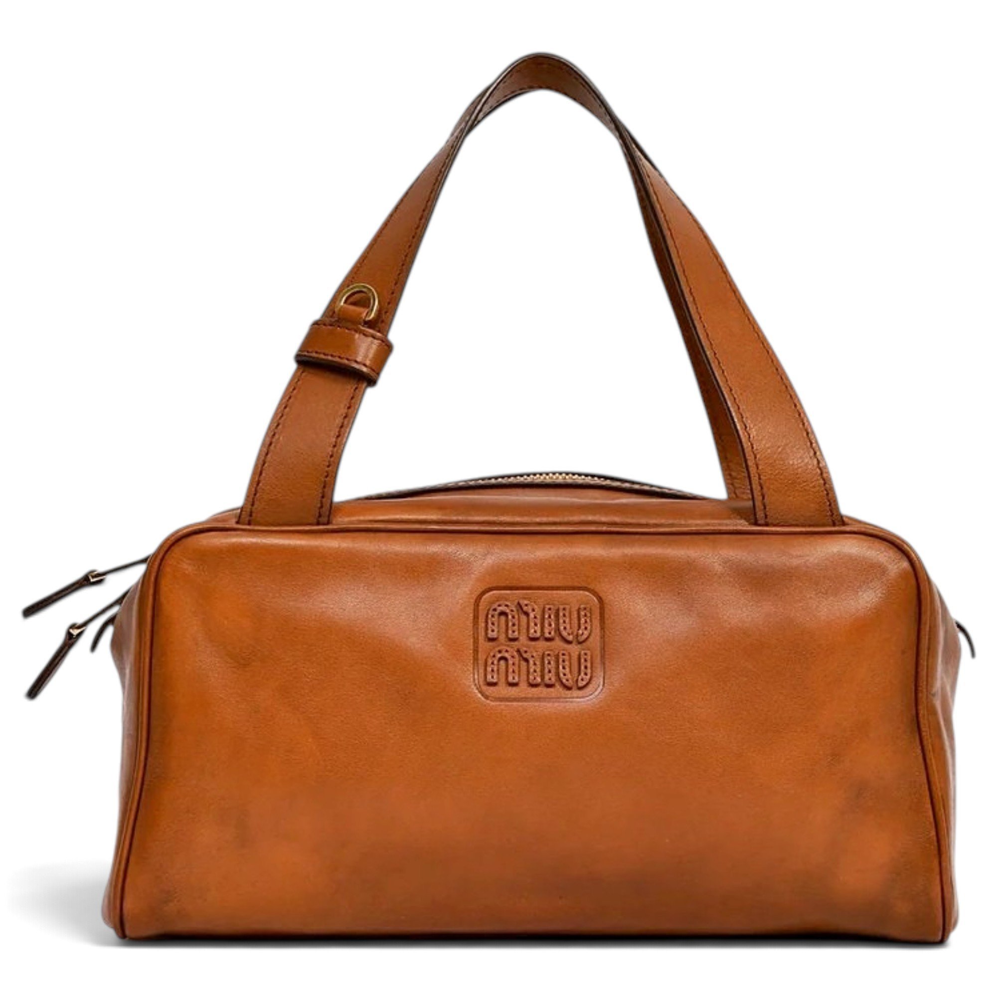 Beau leather handbag