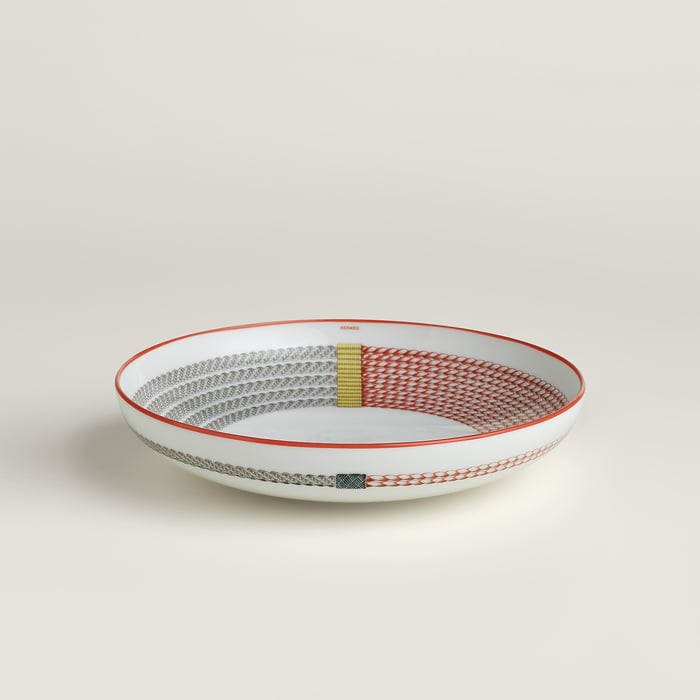 Sans Coloris Tressages Equestres Hollow Plate, Large Model