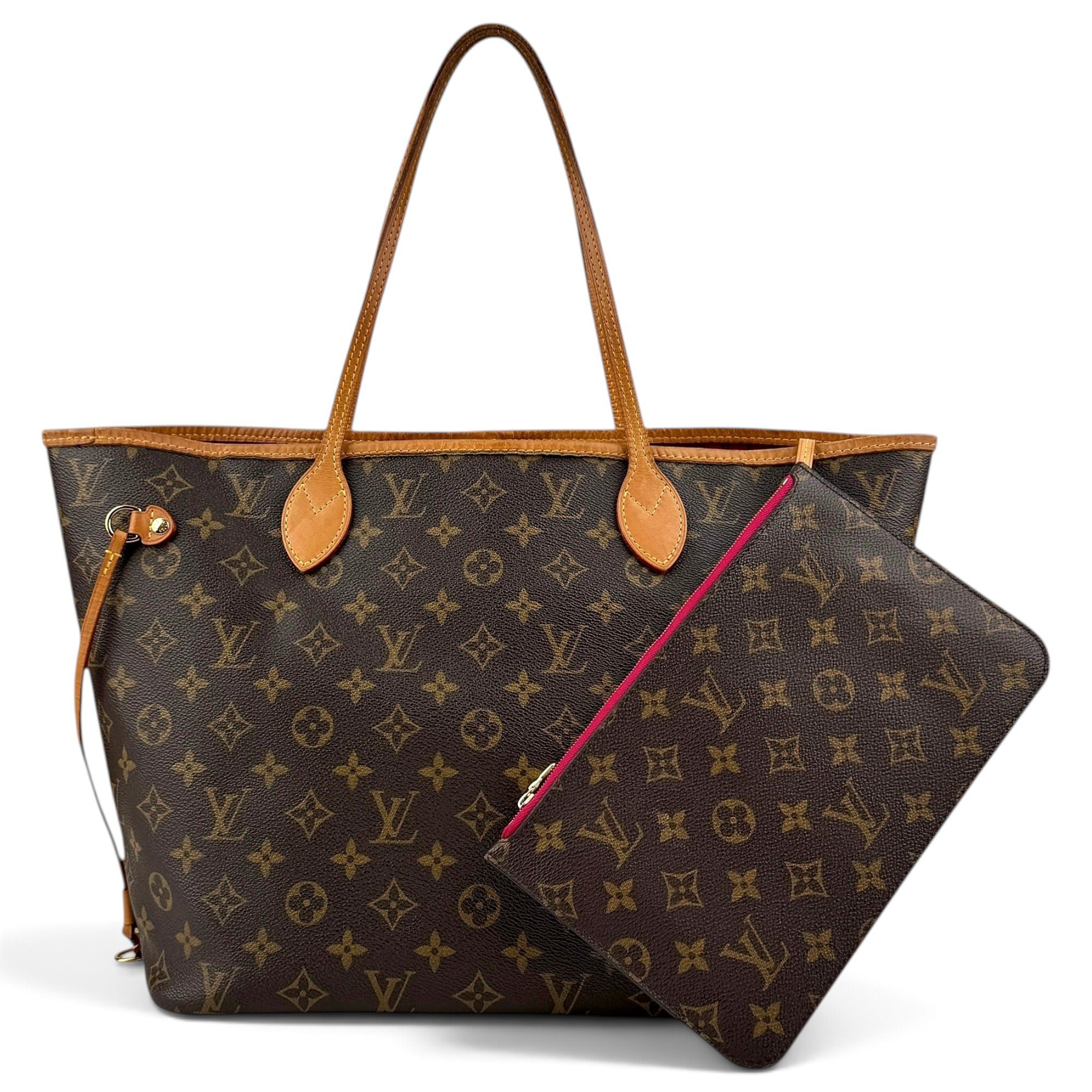 Neverfull leather tote