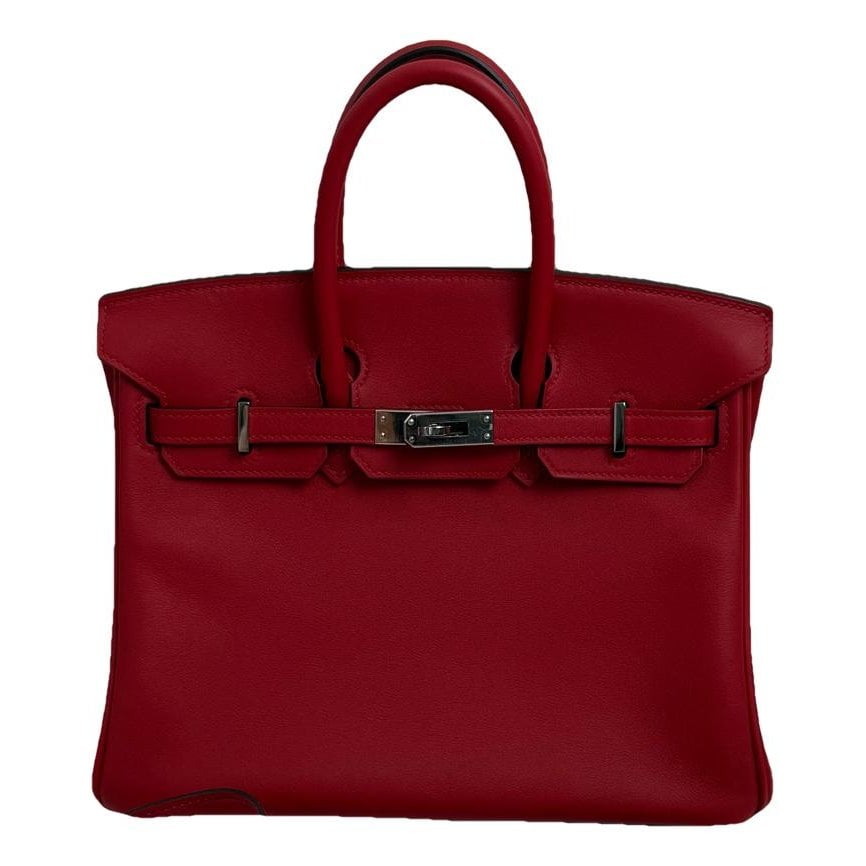 Birkin 25 leather handbag