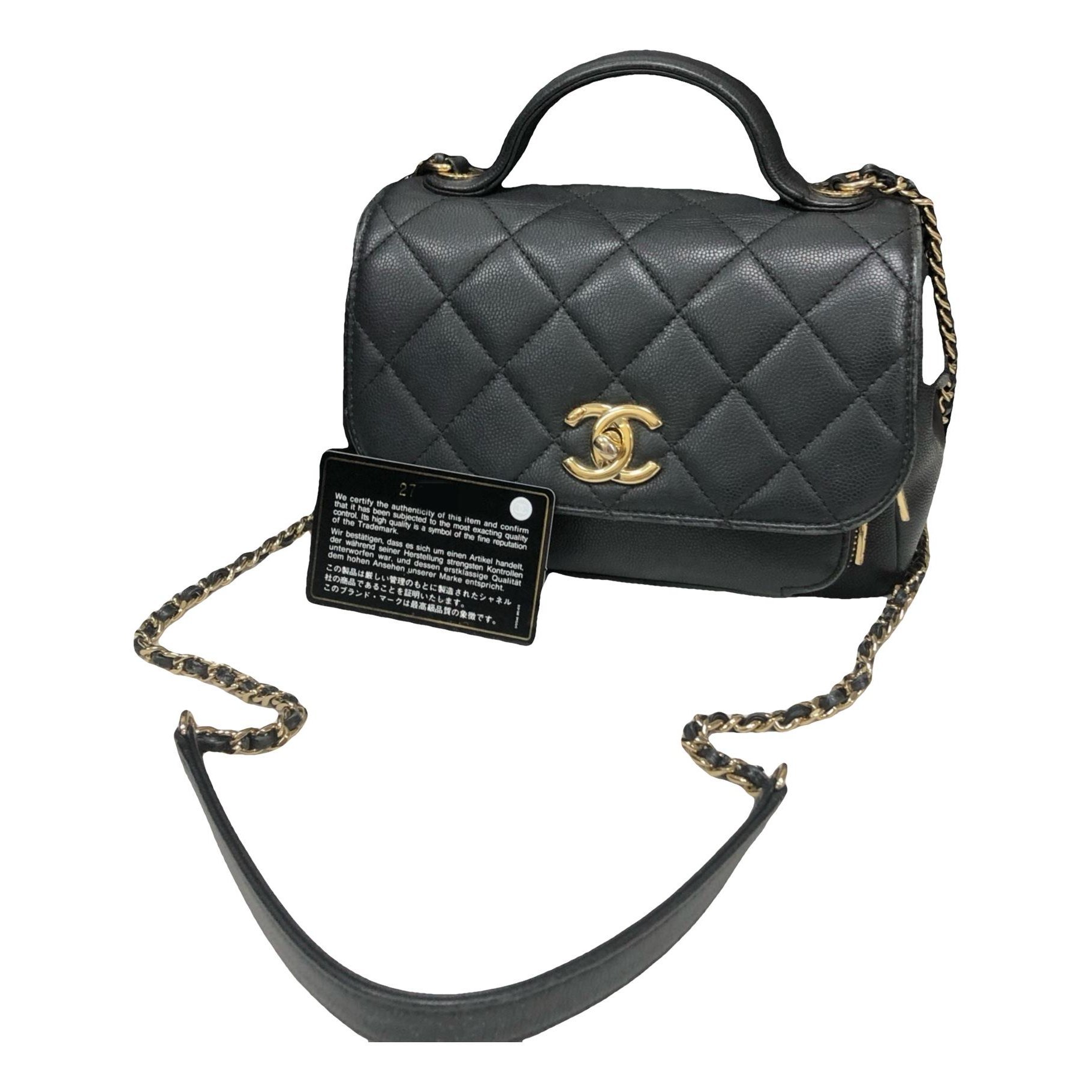 Business Affinity leather crossbody bag