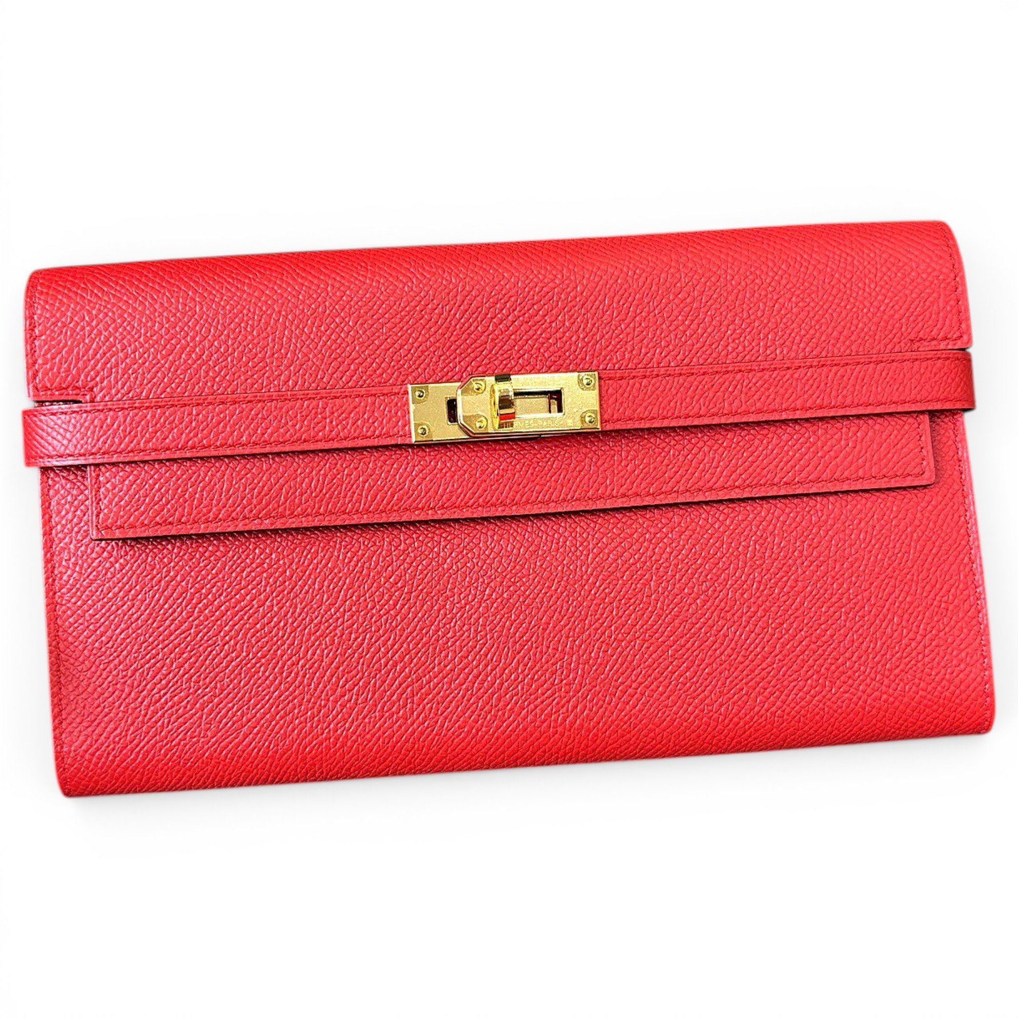 Kelly to go leather clutch bag