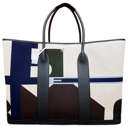 Garden Party leather handbag