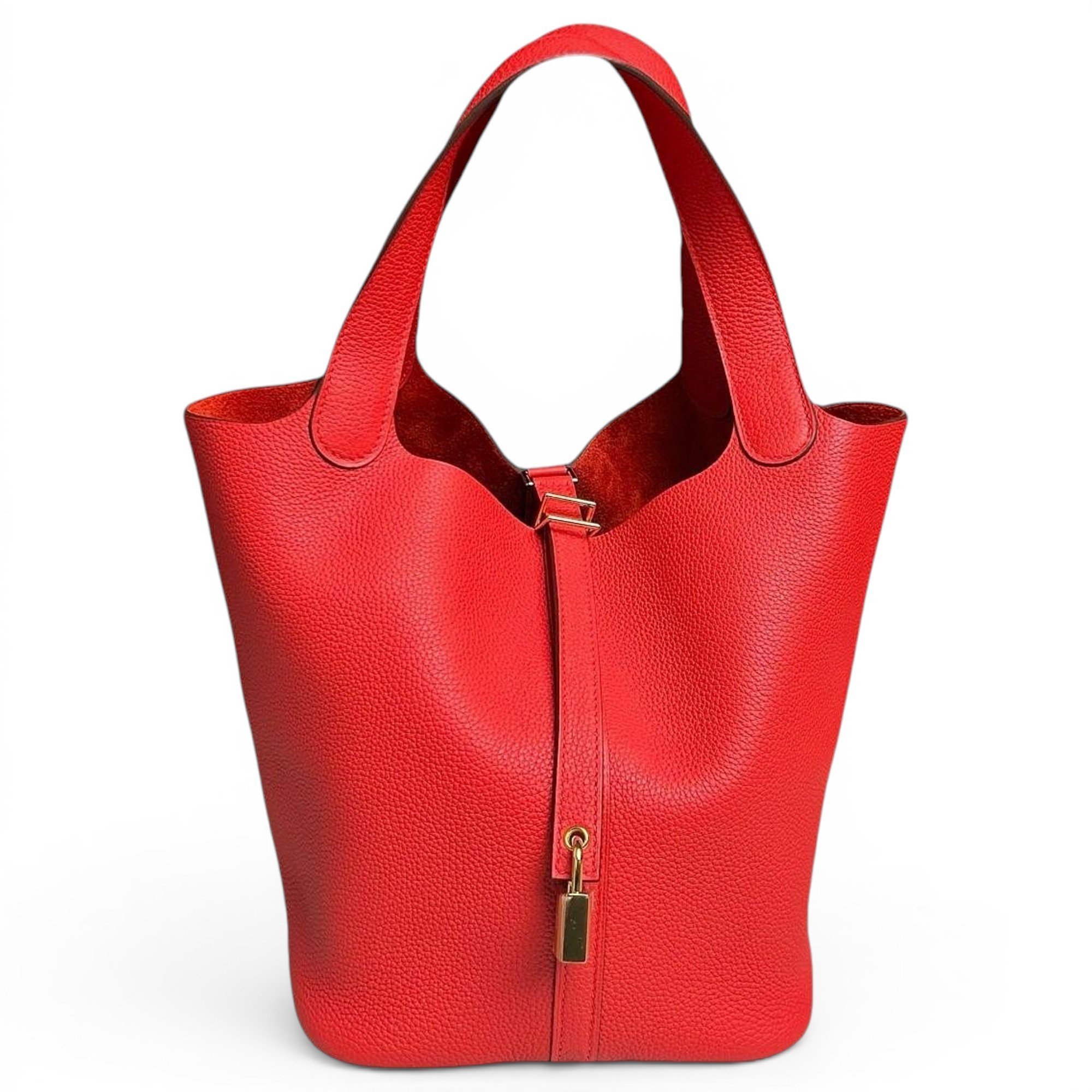 Picotin leather handbag