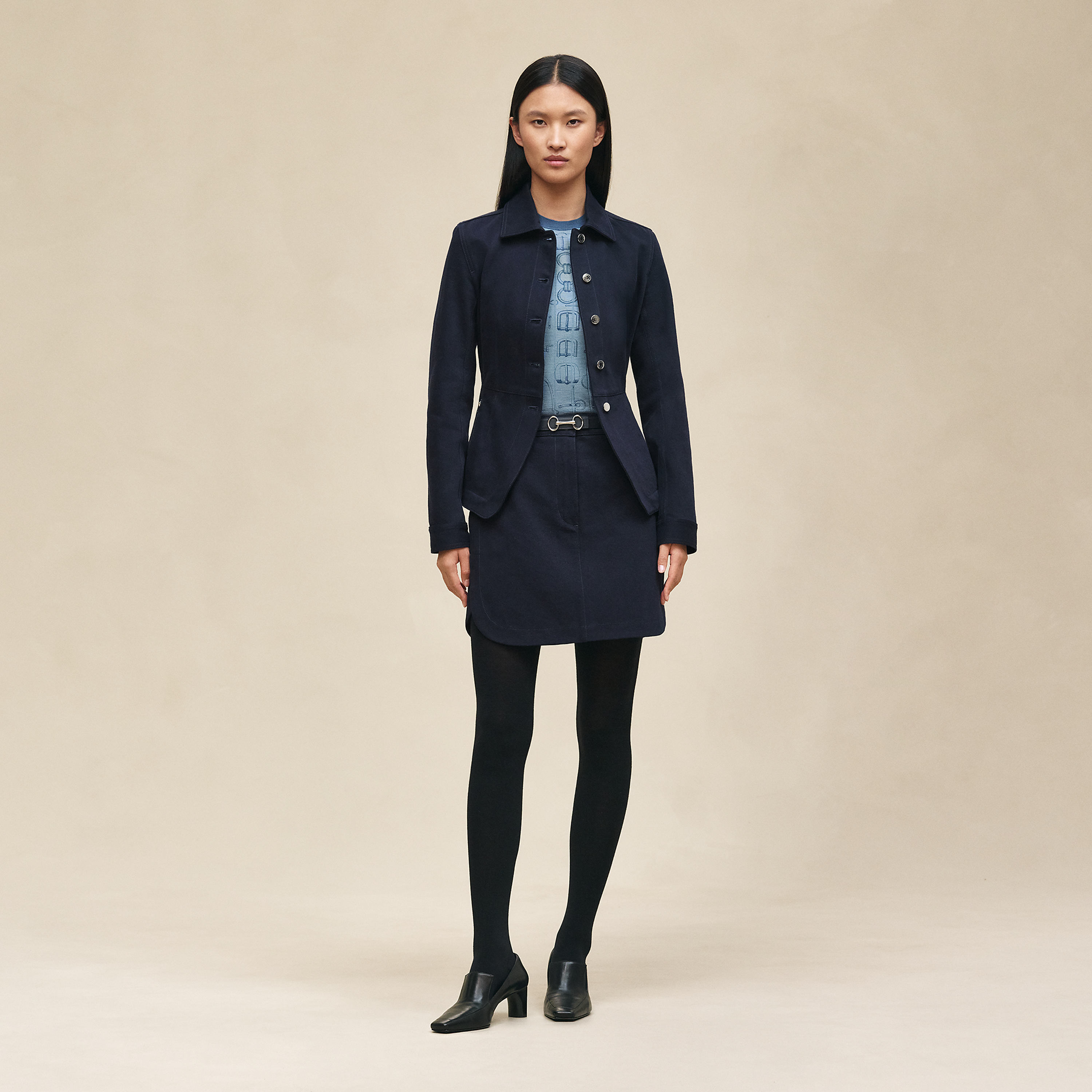 Equestrian miniskirt