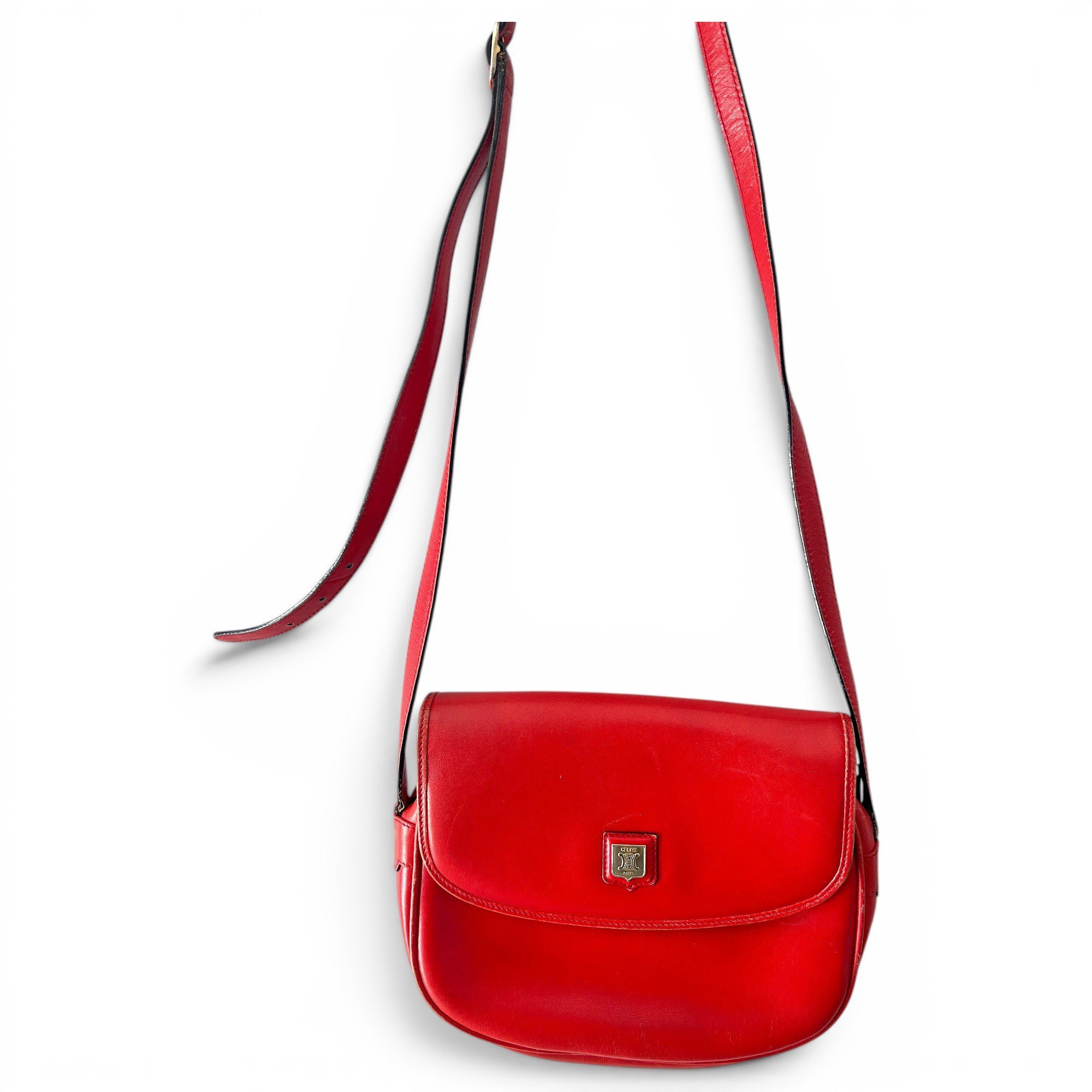 Trotteur leather handbag