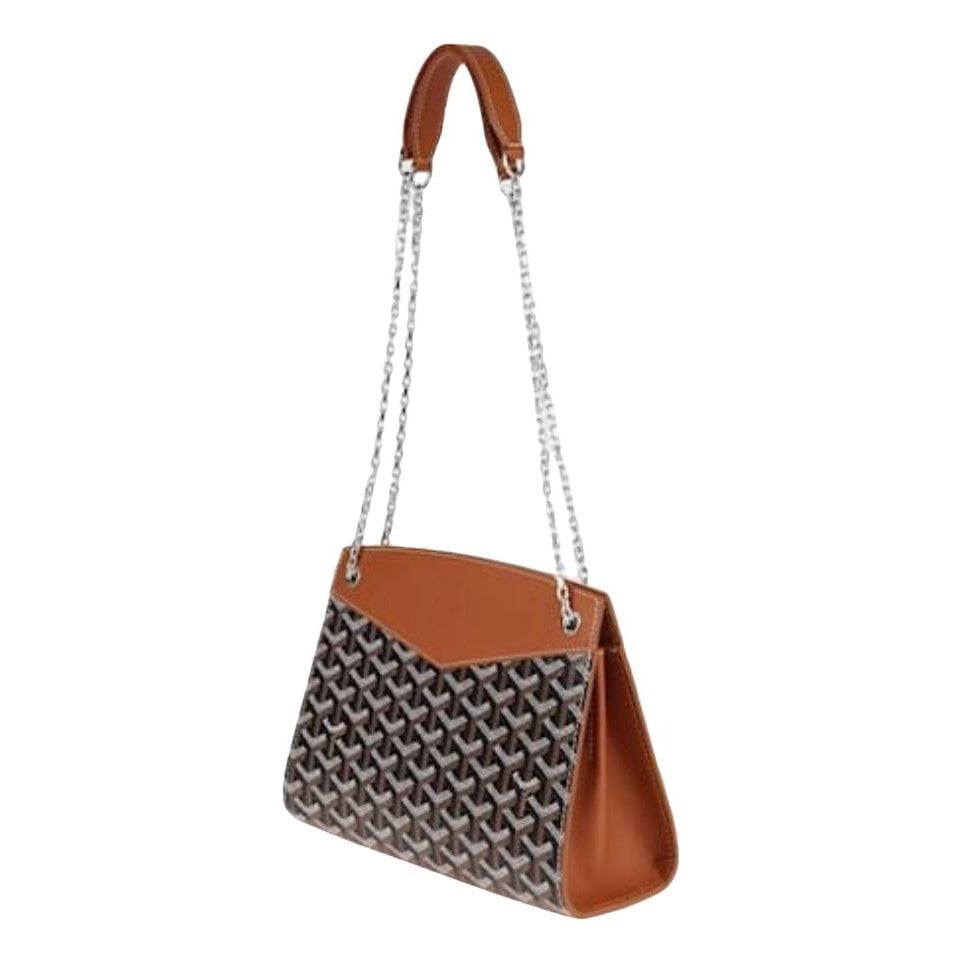 Rouette leather handbag