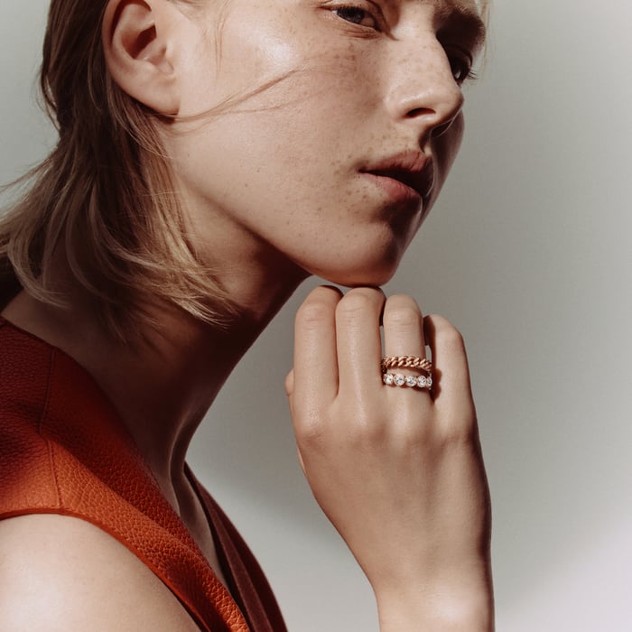 Sans Coloris Boucle Sellier "On the Rocks" Ring