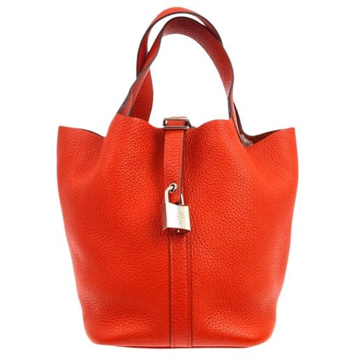 Picotin leather handbag