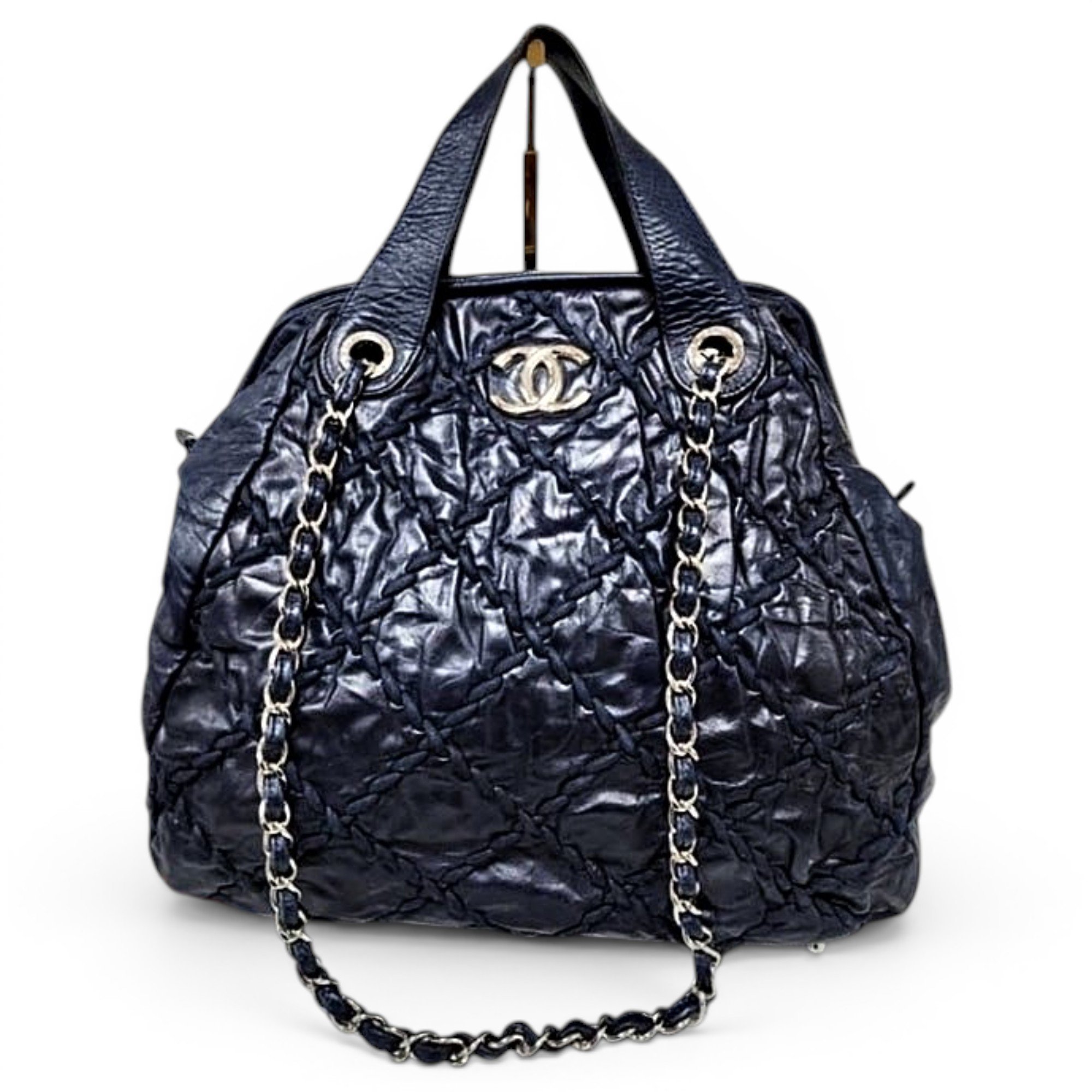 Bowling Bag leather handbag