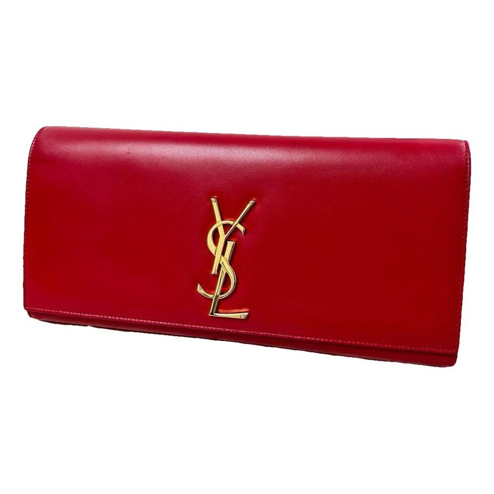 Kate monogramme leather clutch bag