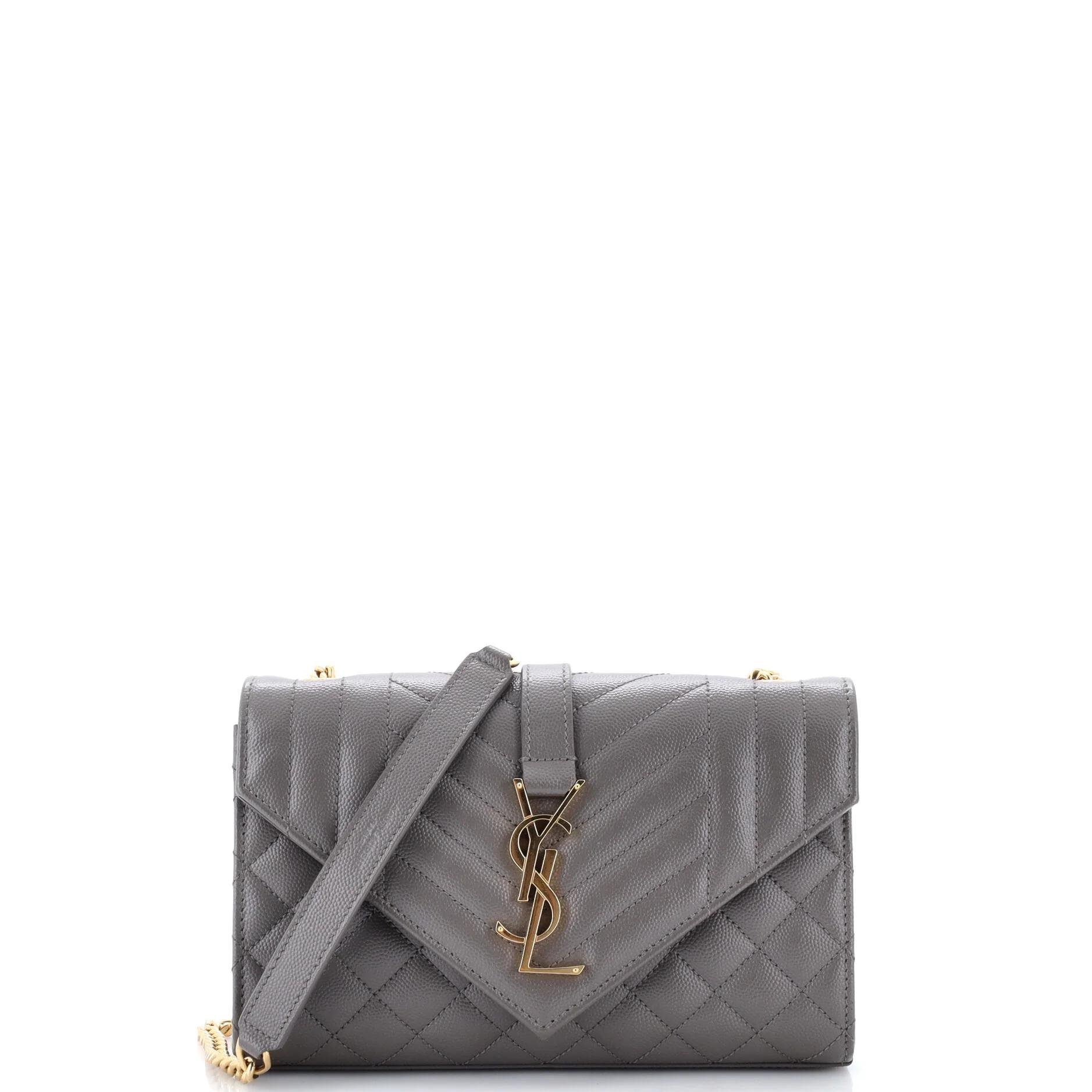 Envelope leather crossbody bag