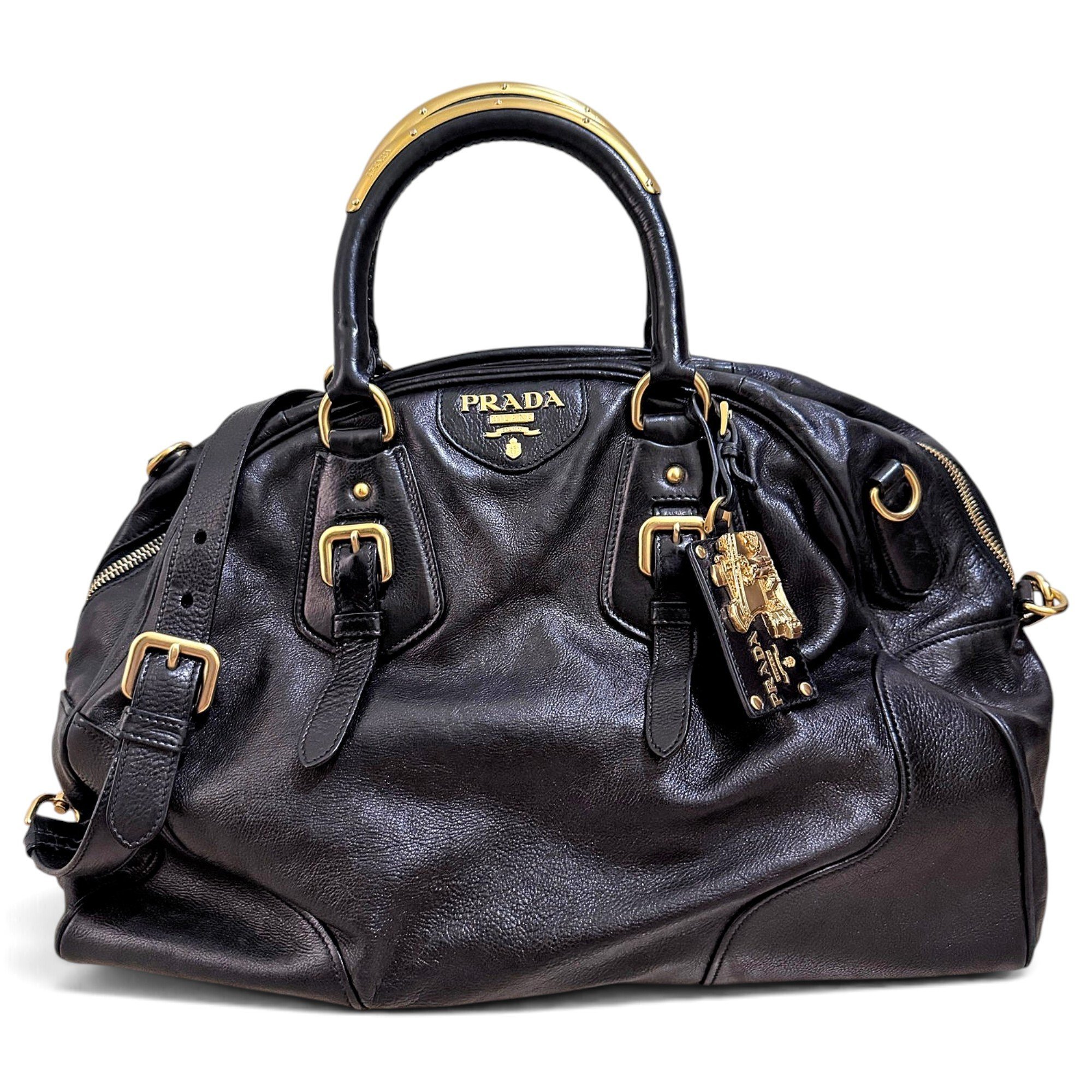 Leather handbag