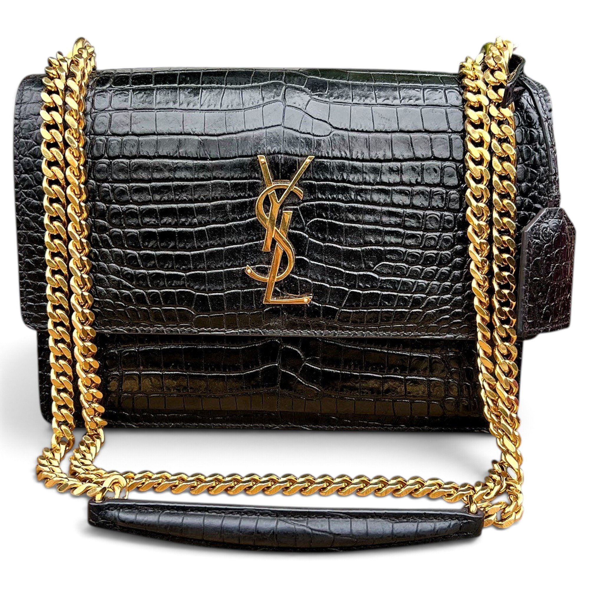 Sunset leather handbag