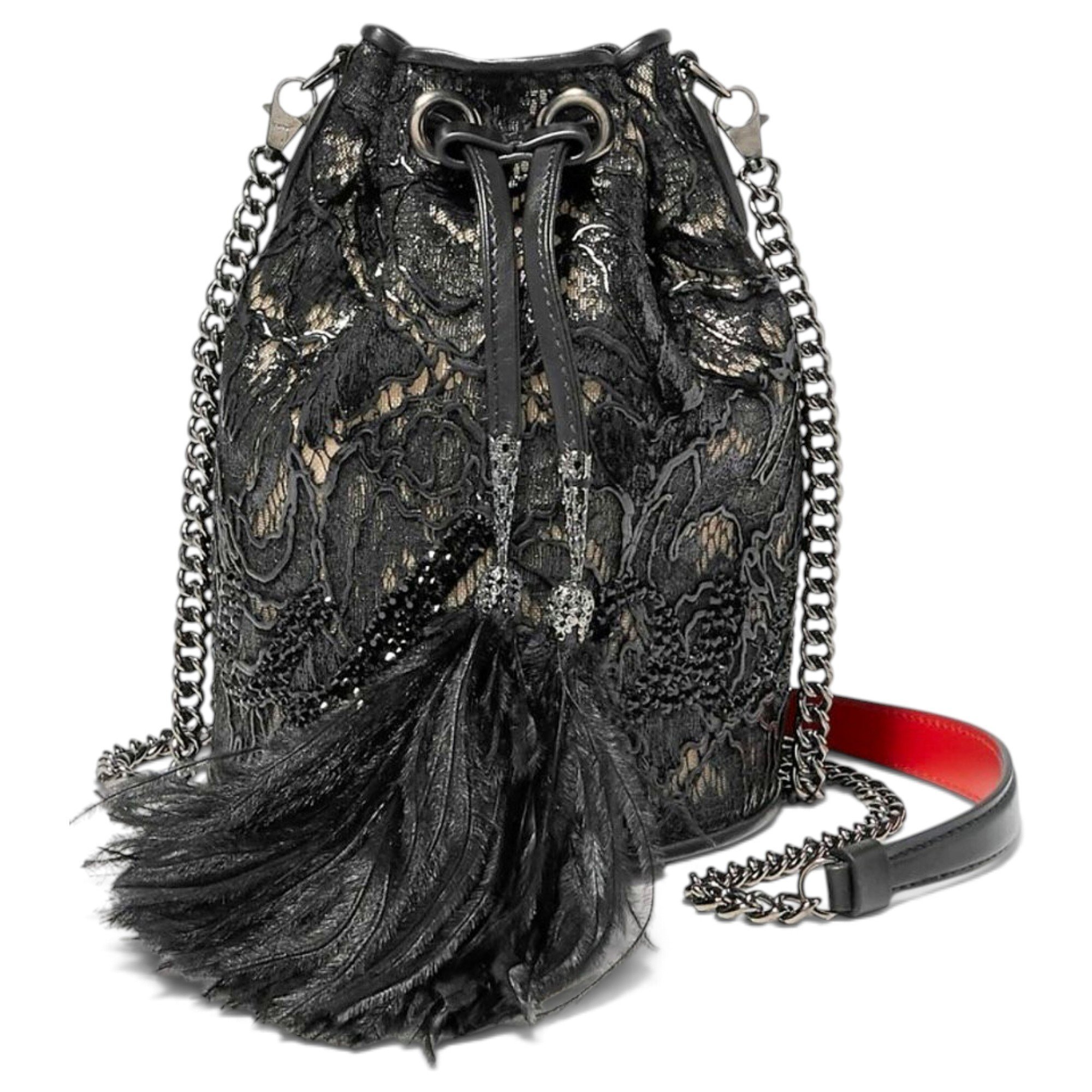 Christian Louboutin Marie Jane leather handbag