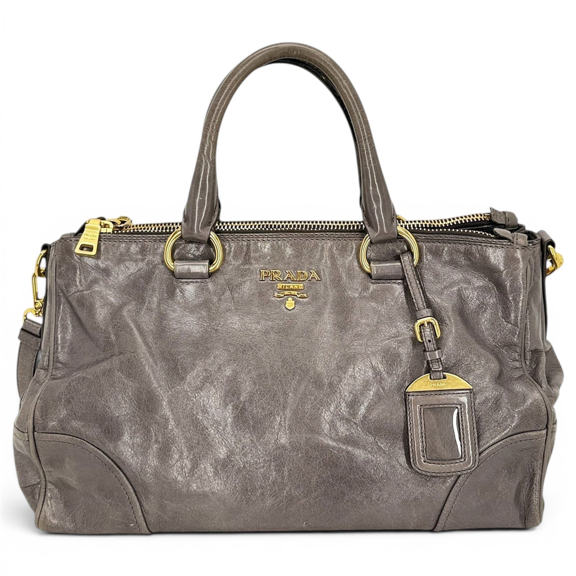 Leather tote