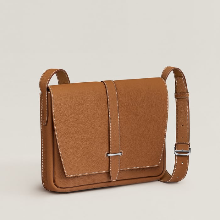Gold Steve Light Junior Messenger Bag