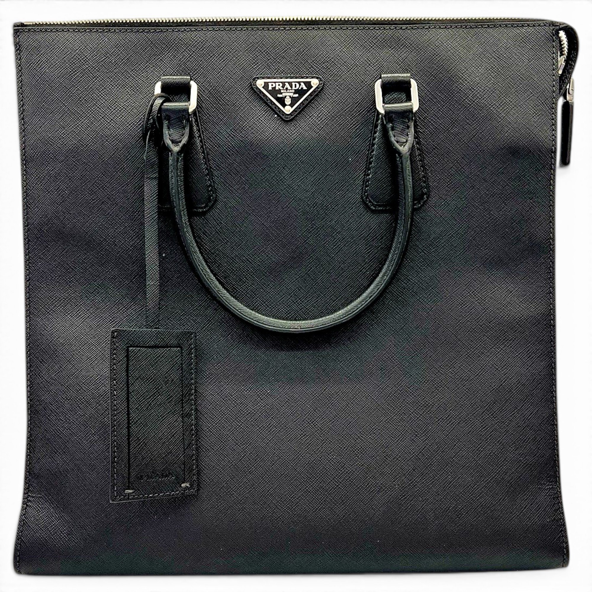 Leather tote