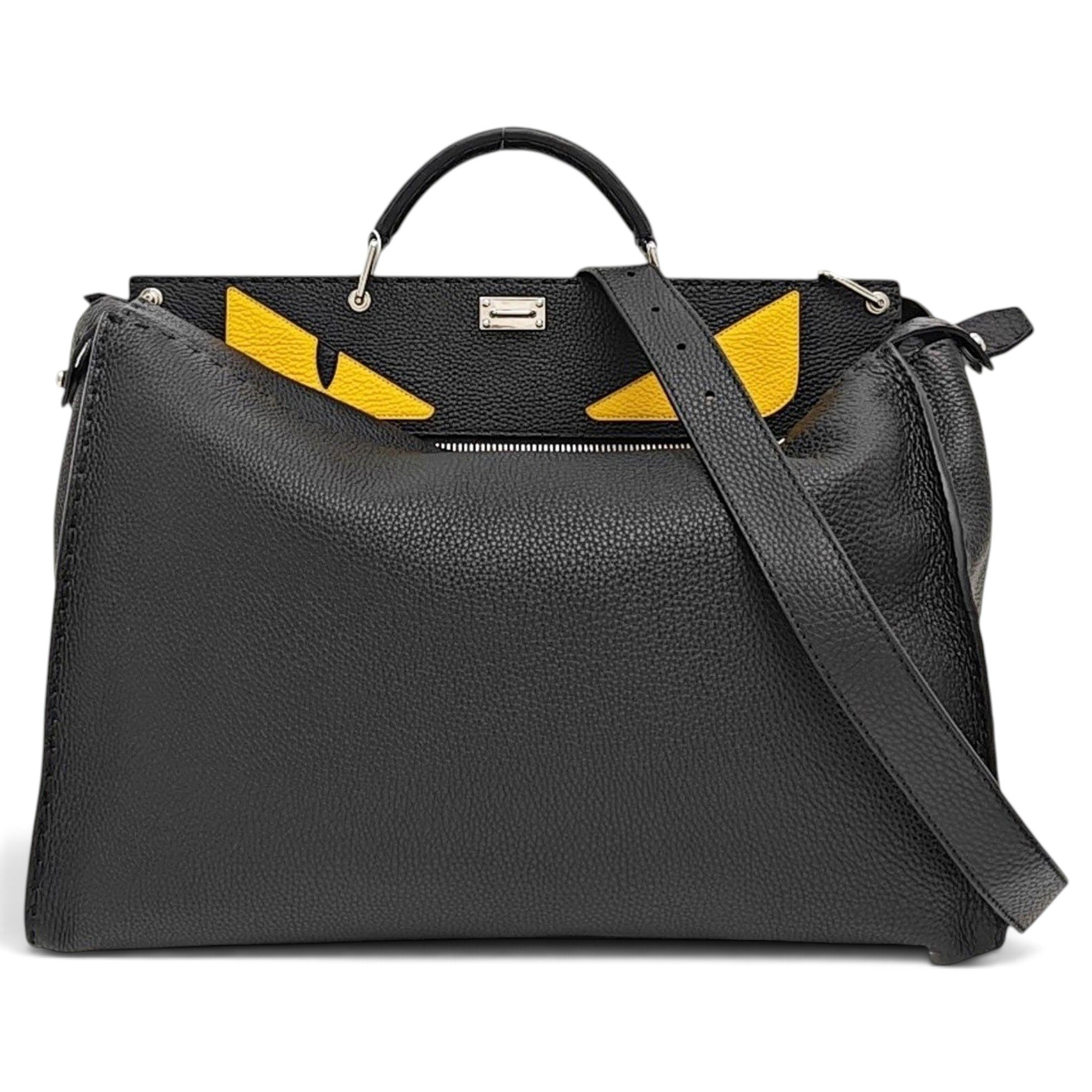 Peekaboo leather handbag