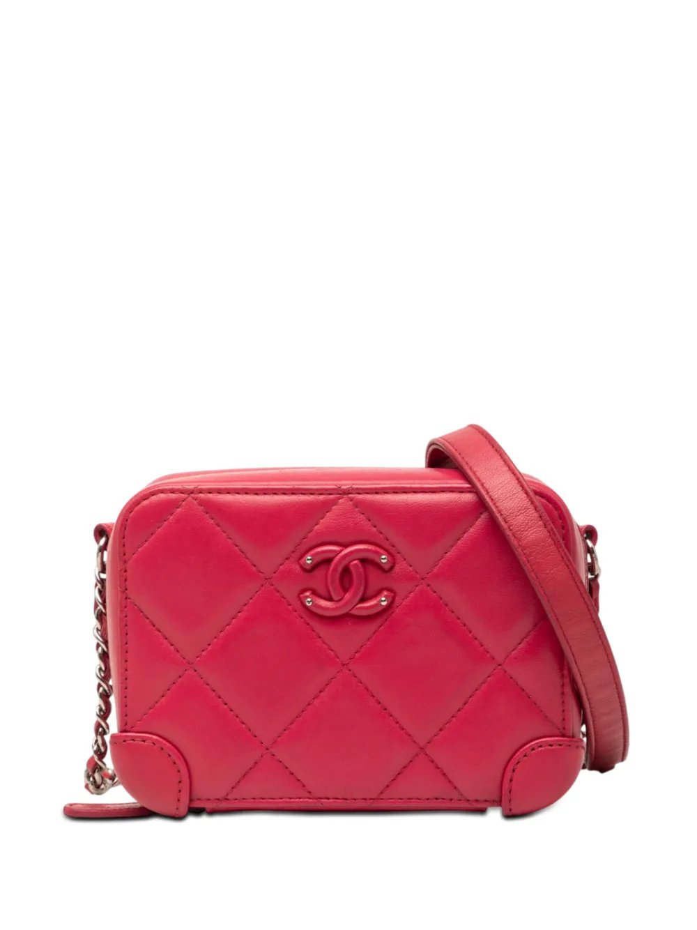 2019 Mini Quilted Lambskin Covered CC Camera Bag crossbody bag