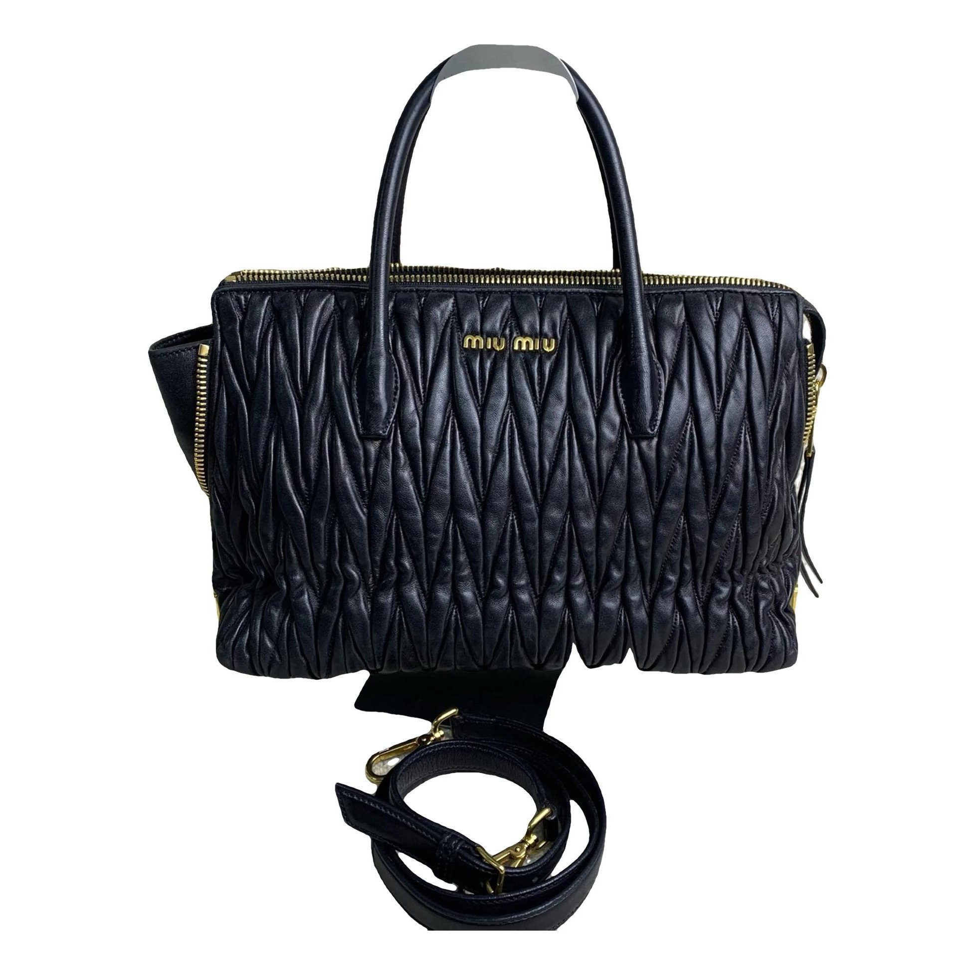 Beau leather handbag
