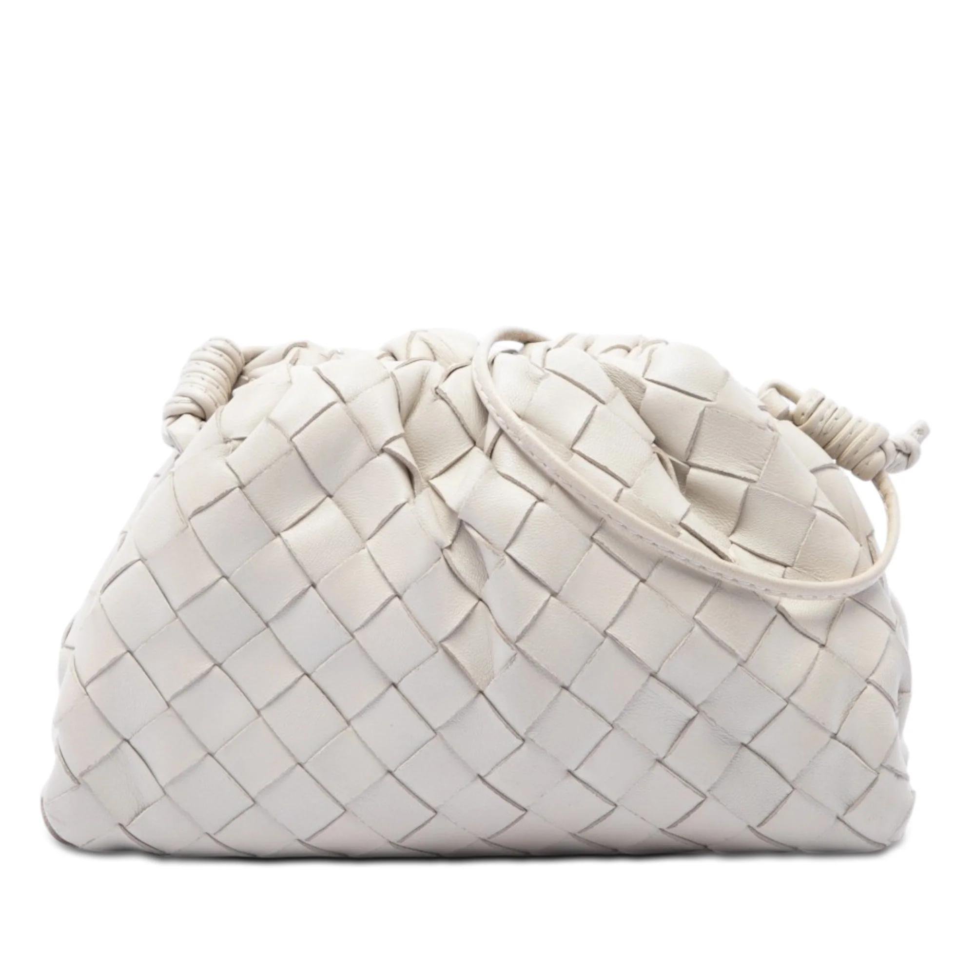 Pouch leather crossbody bag