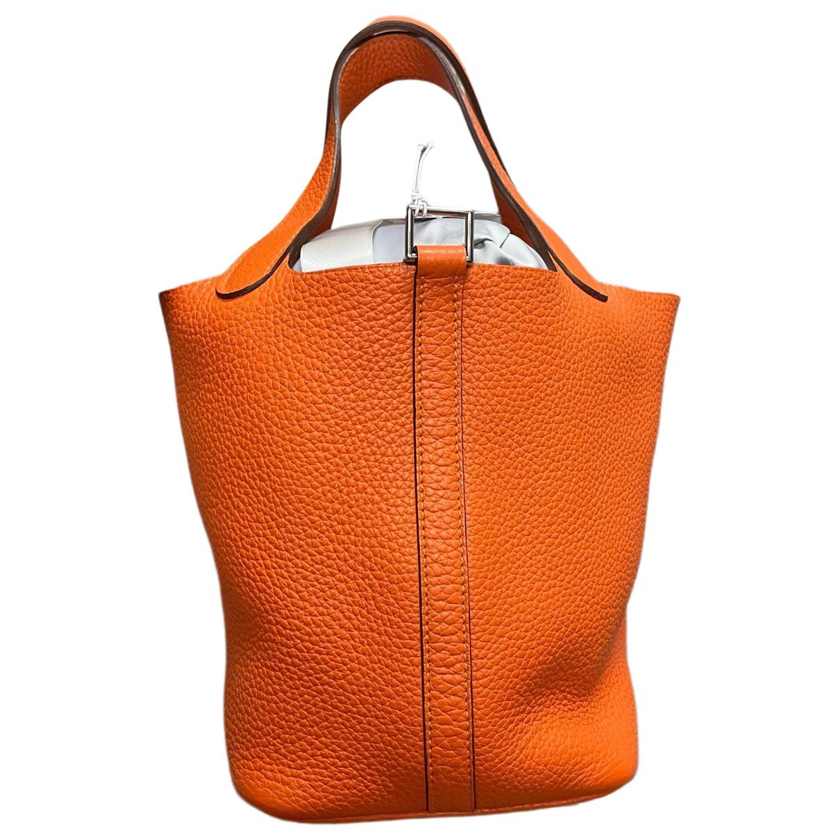 Picotin leather handbag