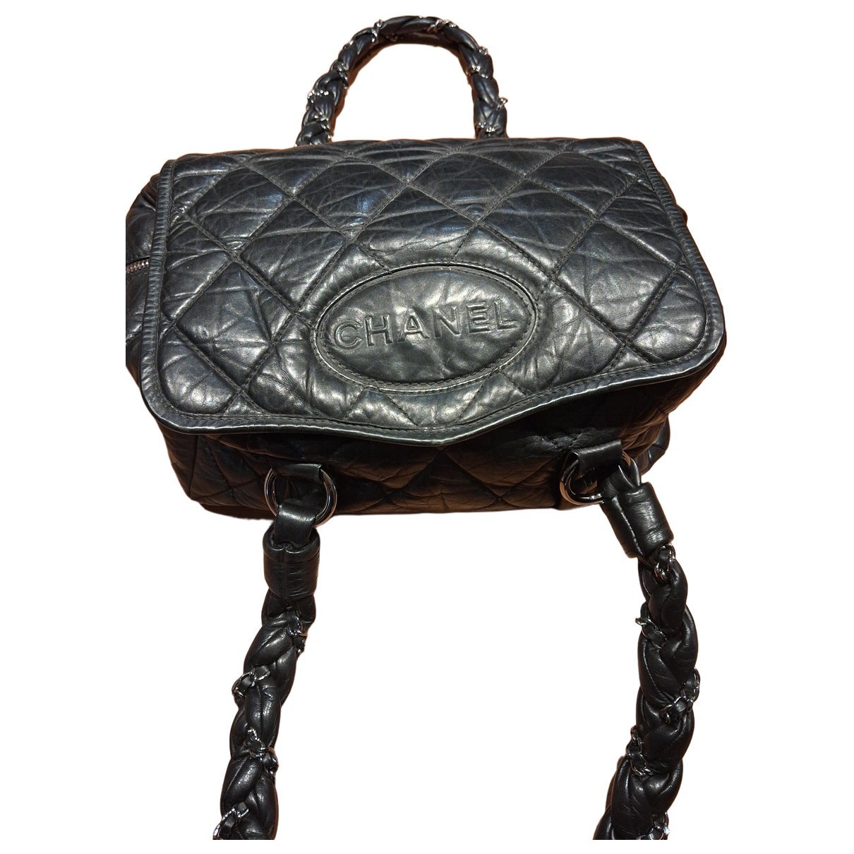 Leather tote