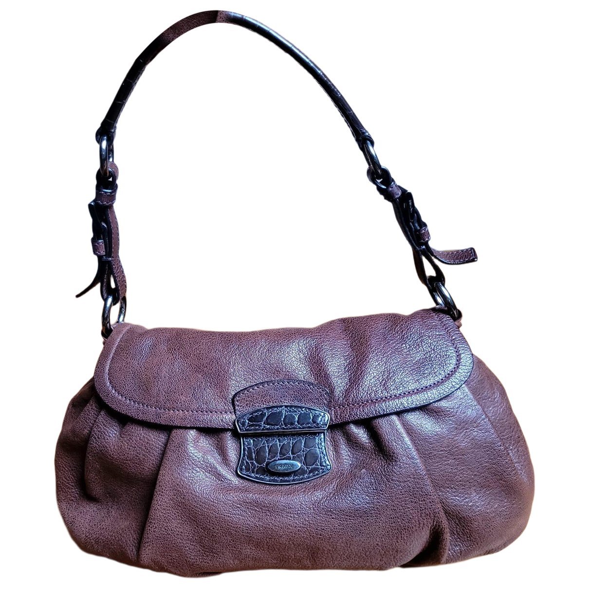 Leather handbag