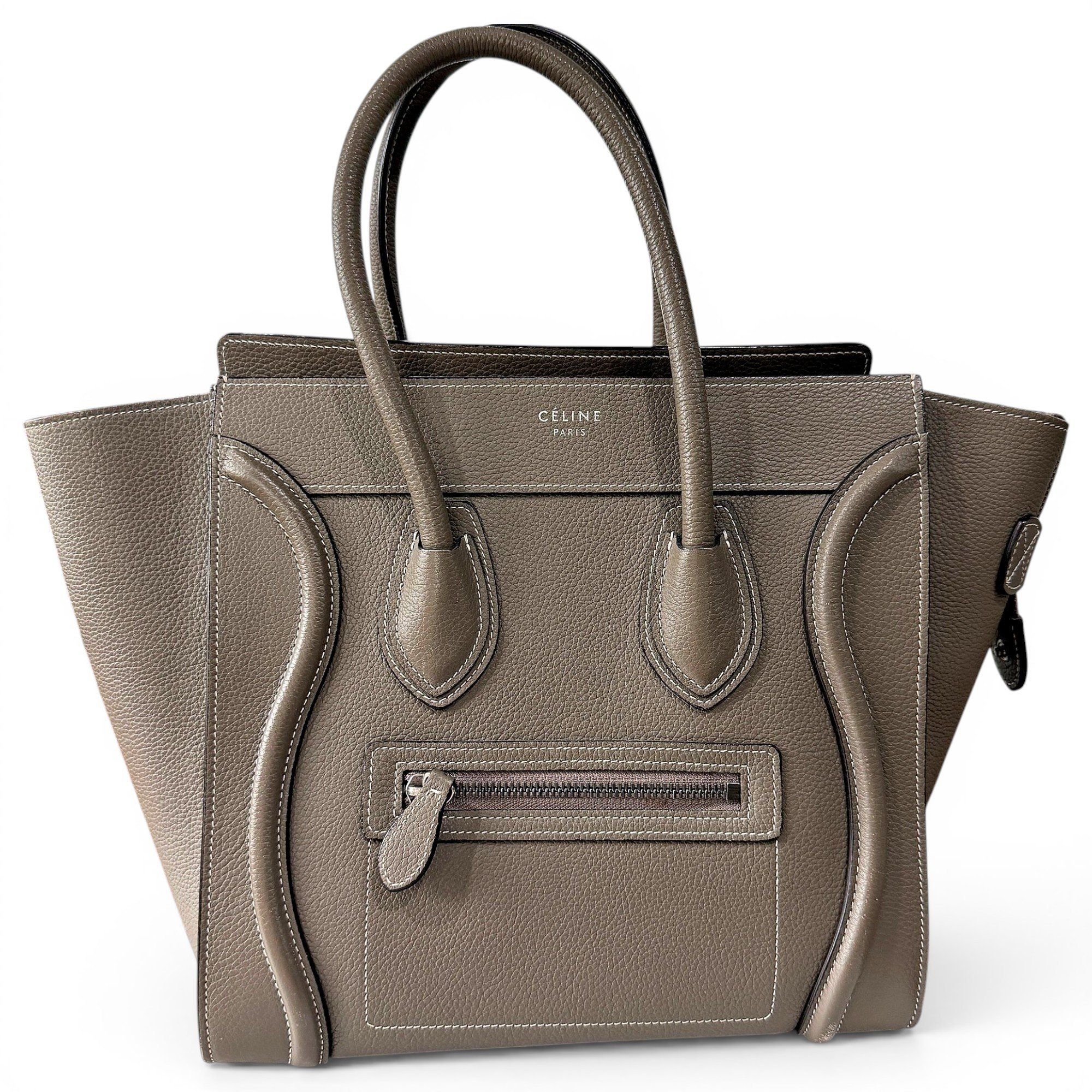 Luggage leather handbag