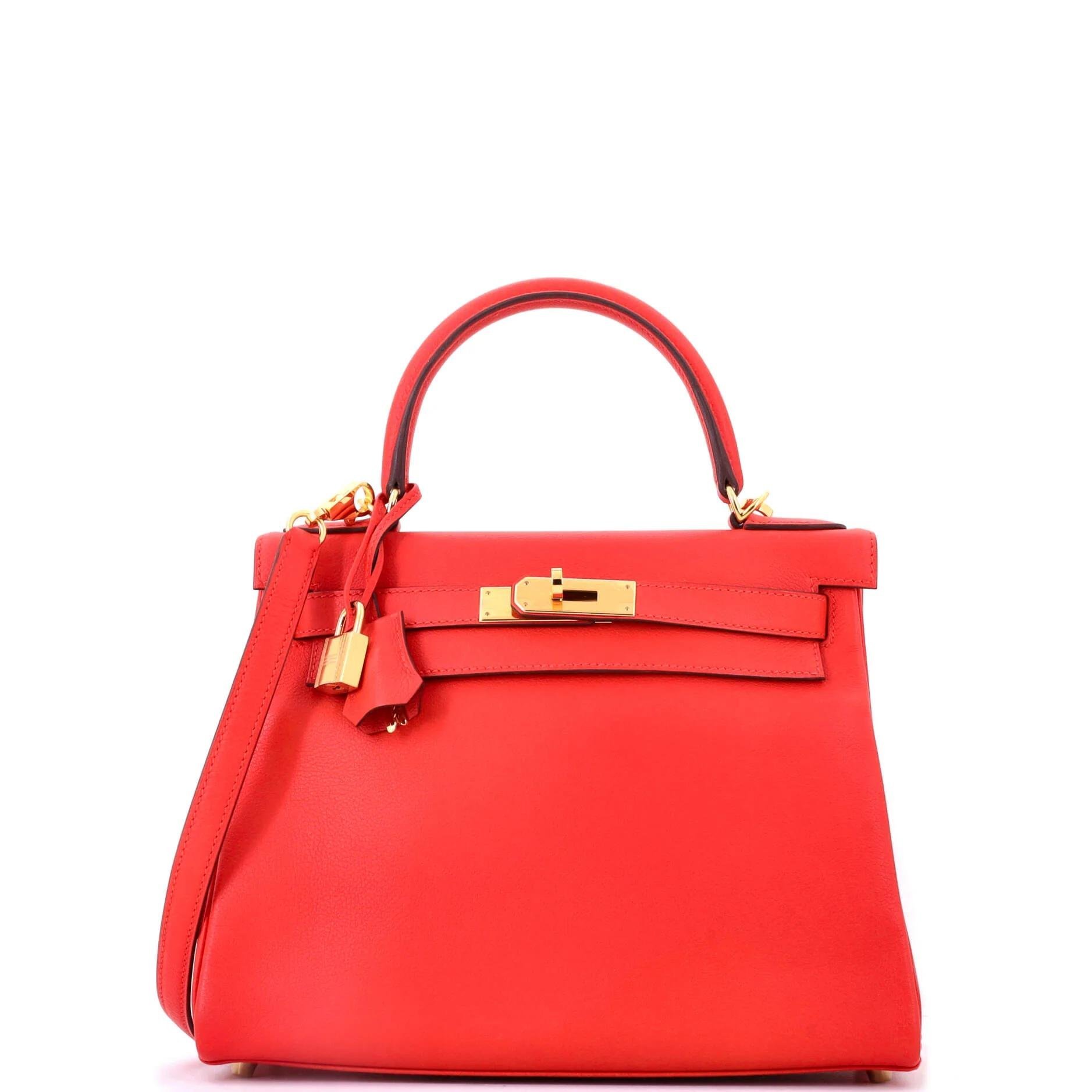 Kelly 28 leather handbag