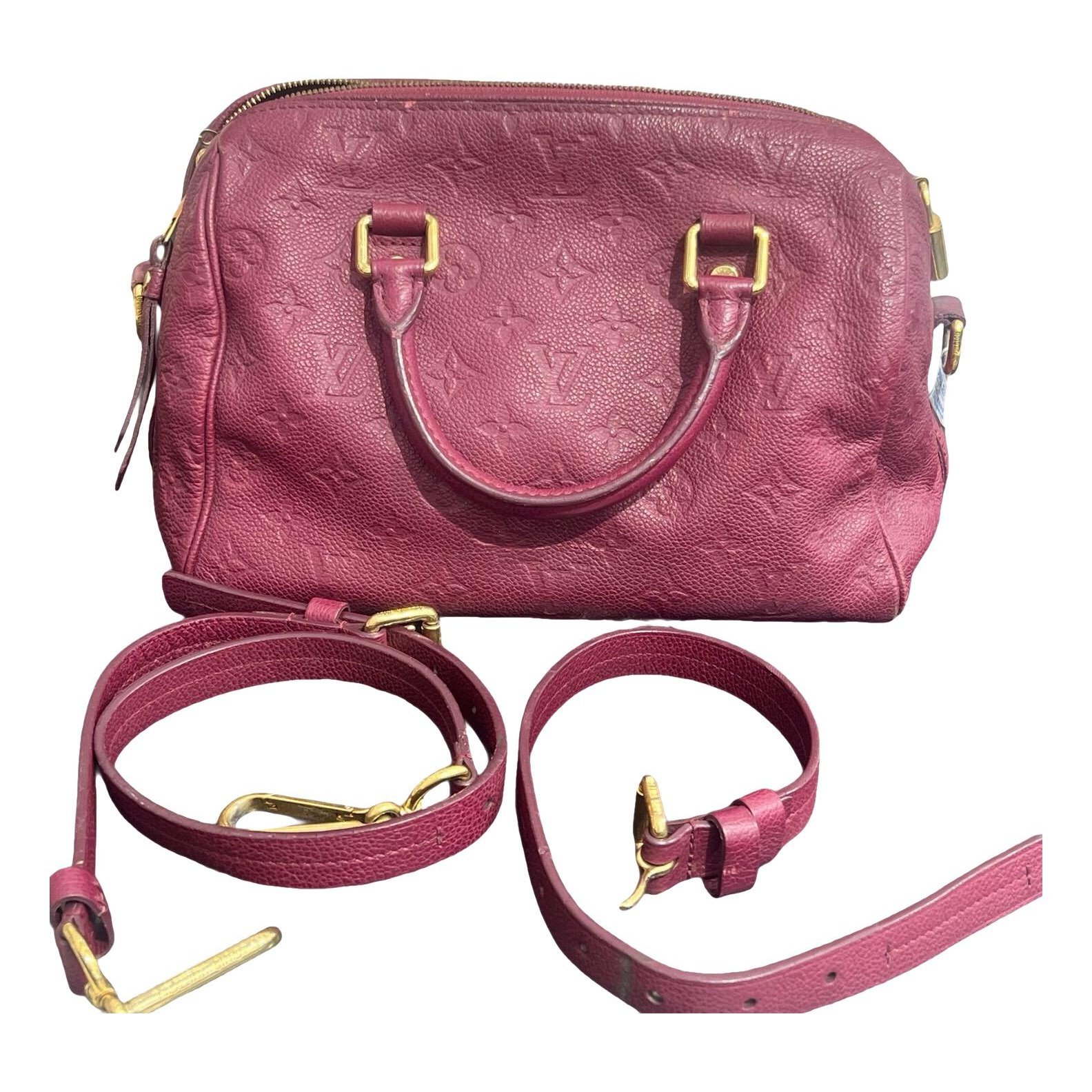 Speedy leather handbag