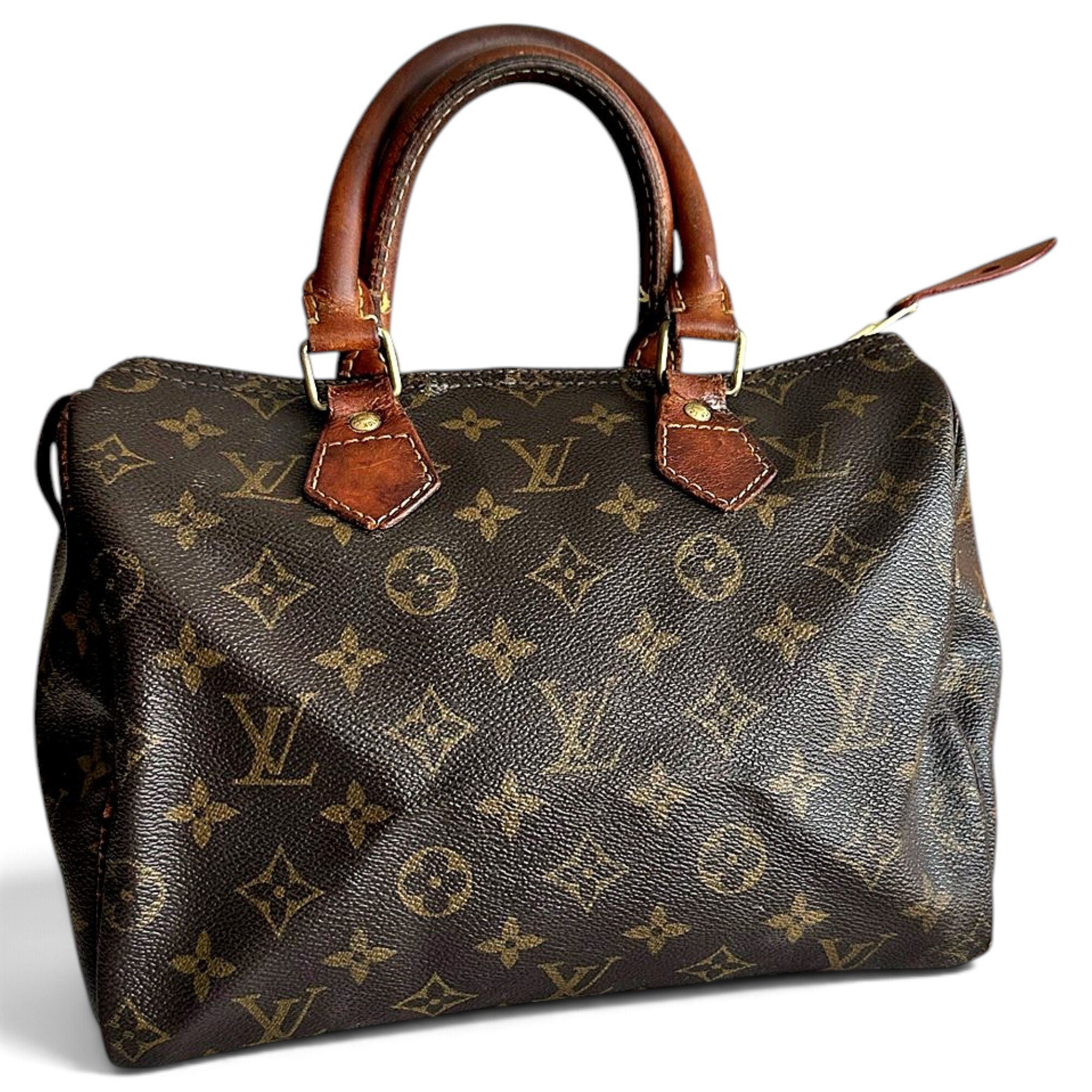 Speedy leather bowling bag