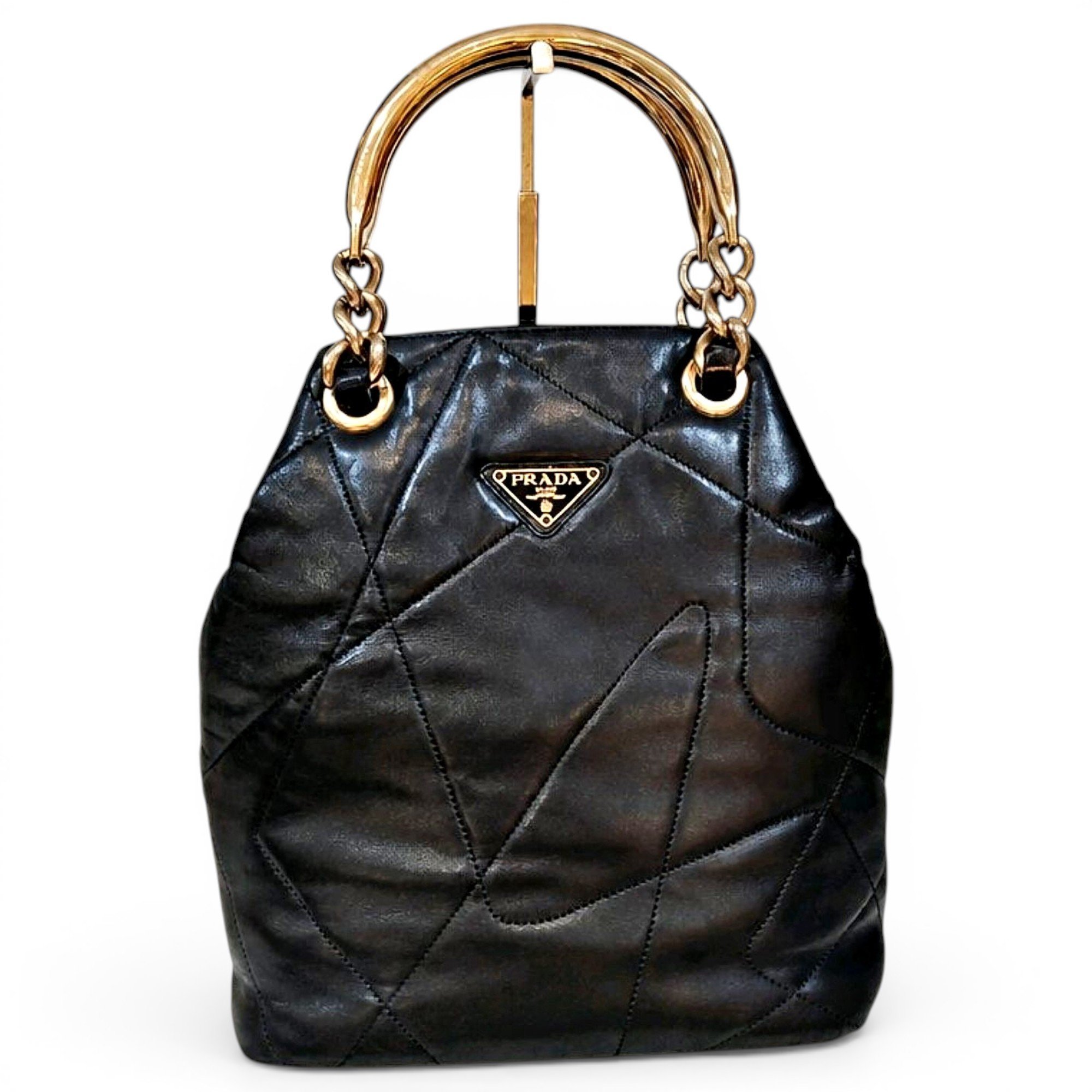 Leather handbag