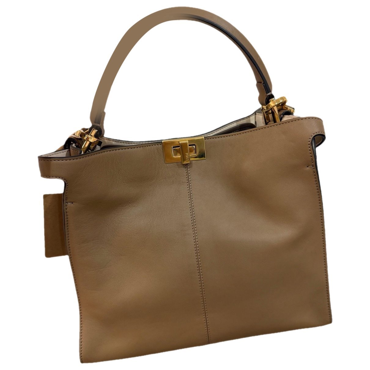 Peekaboo leather handbag