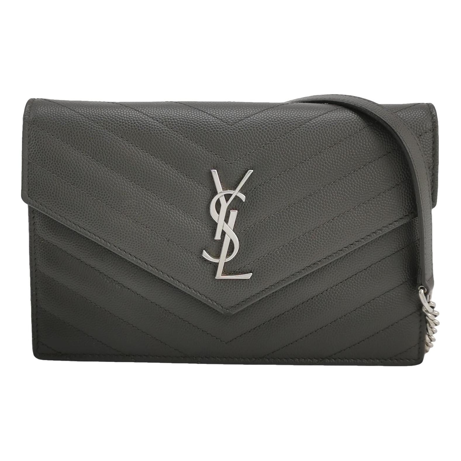 Envelope leather handbag