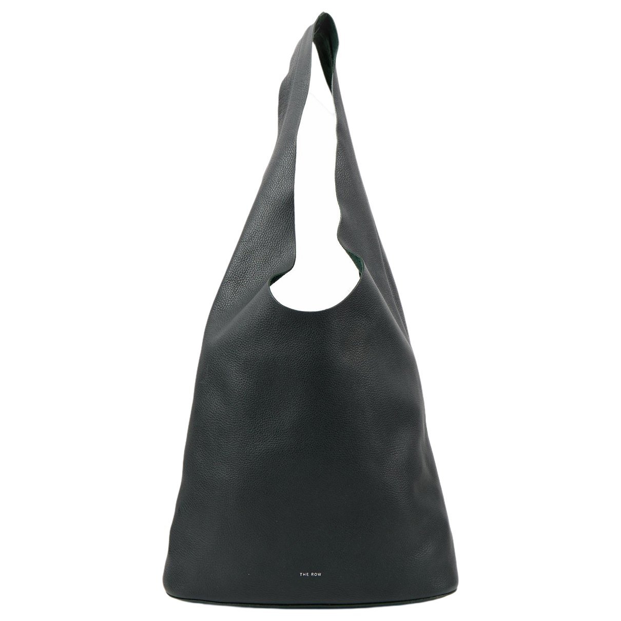 Bindle leather handbag