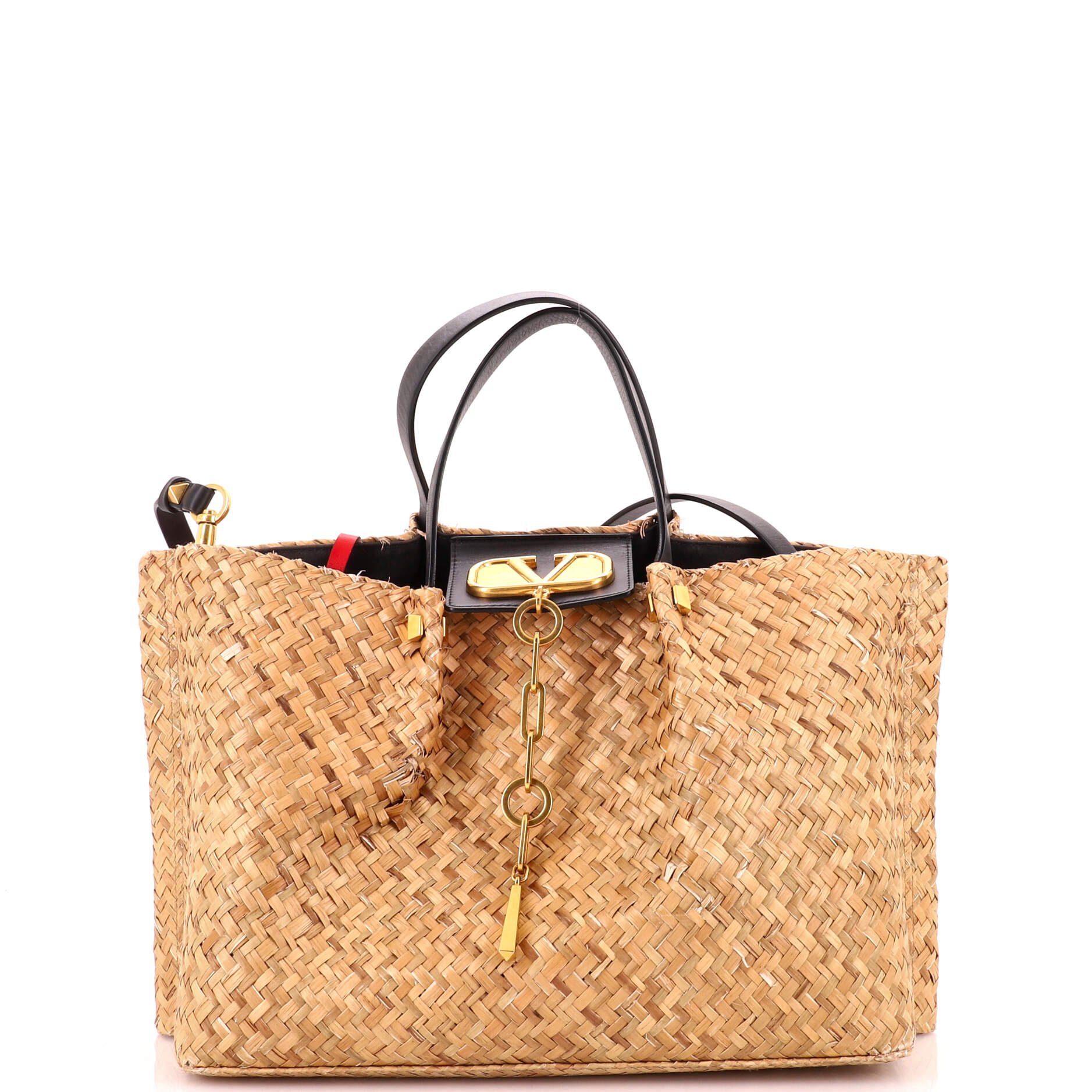 VLogo Escape Tote Straw Medium