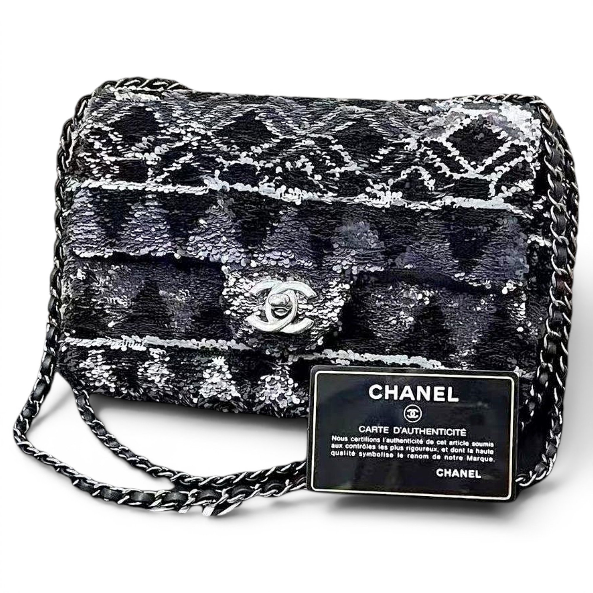 All About Chains leather handbag