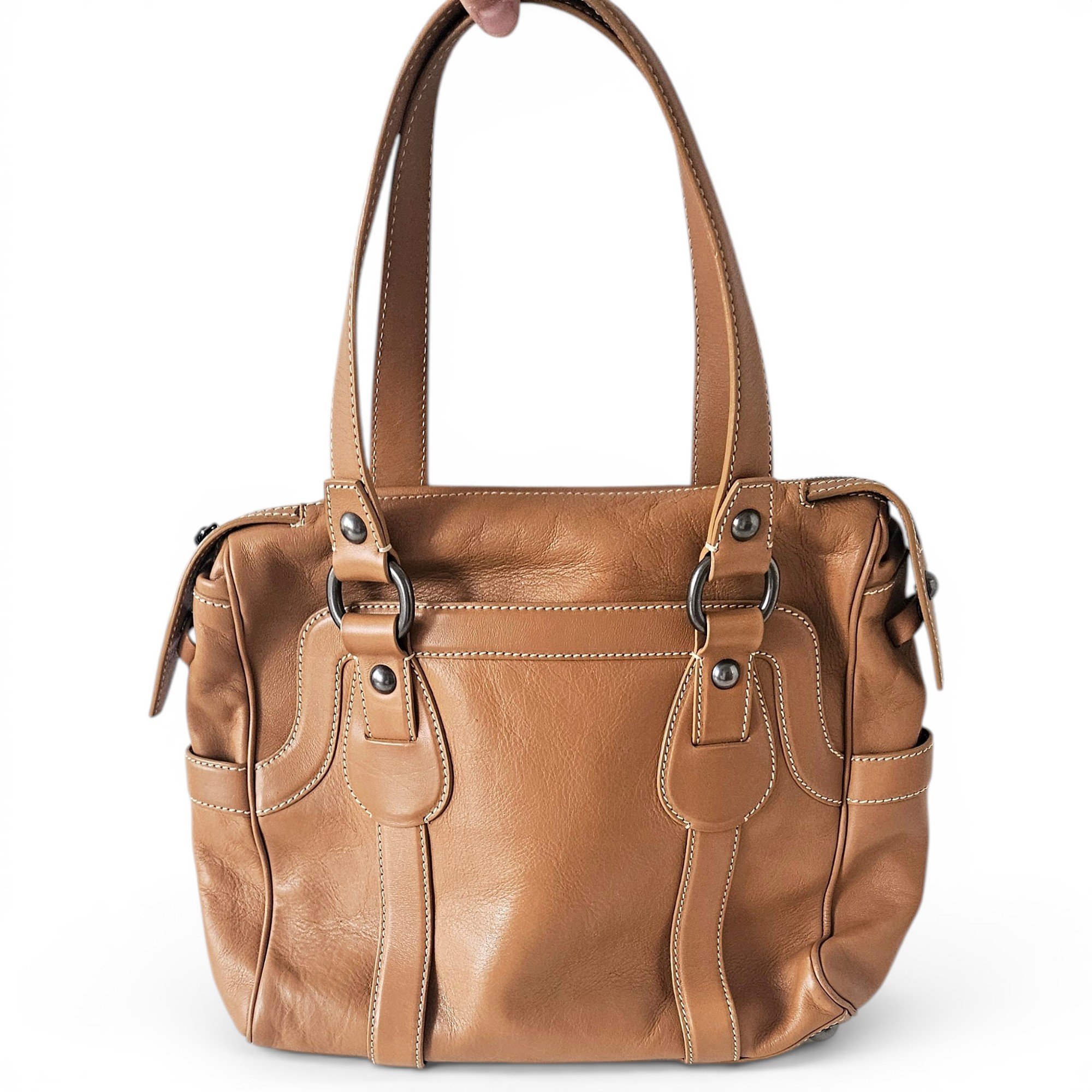 Leather handbag