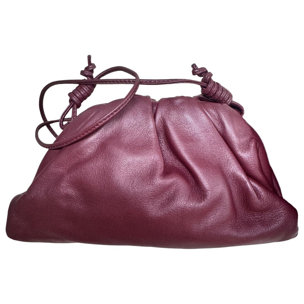 Pouch leather handbag