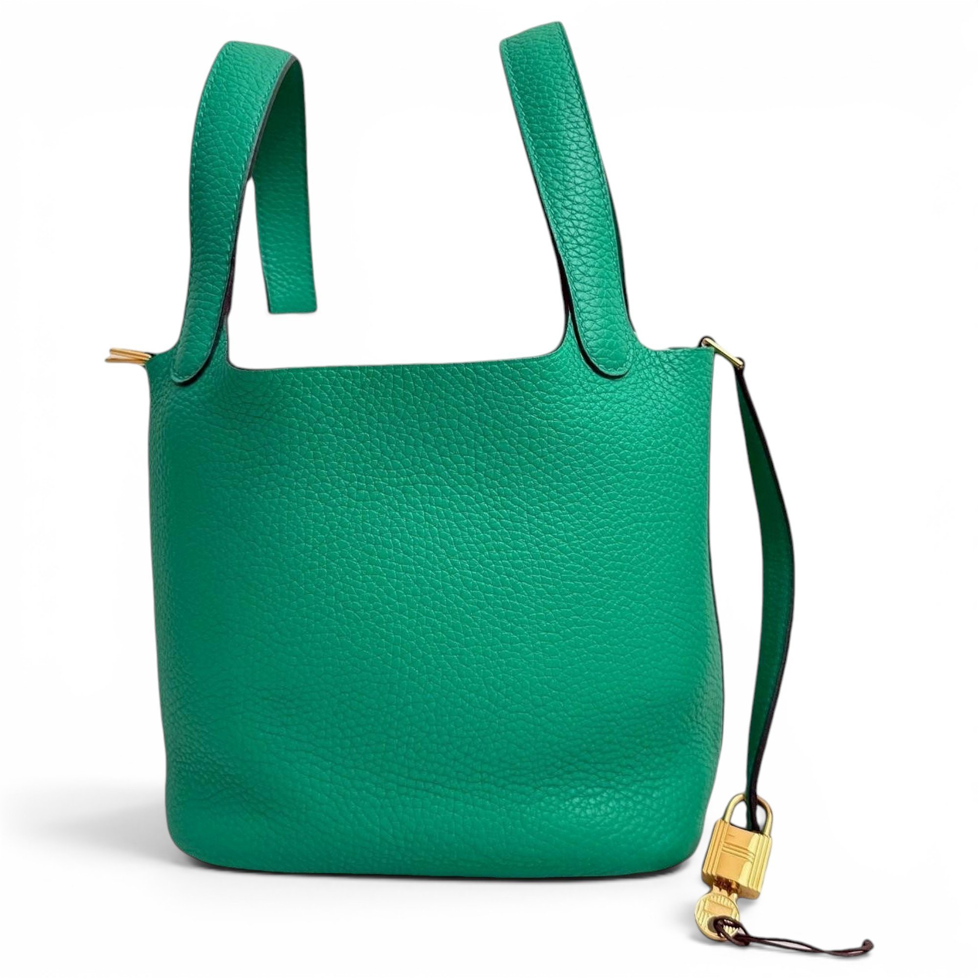 Picotin leather handbag